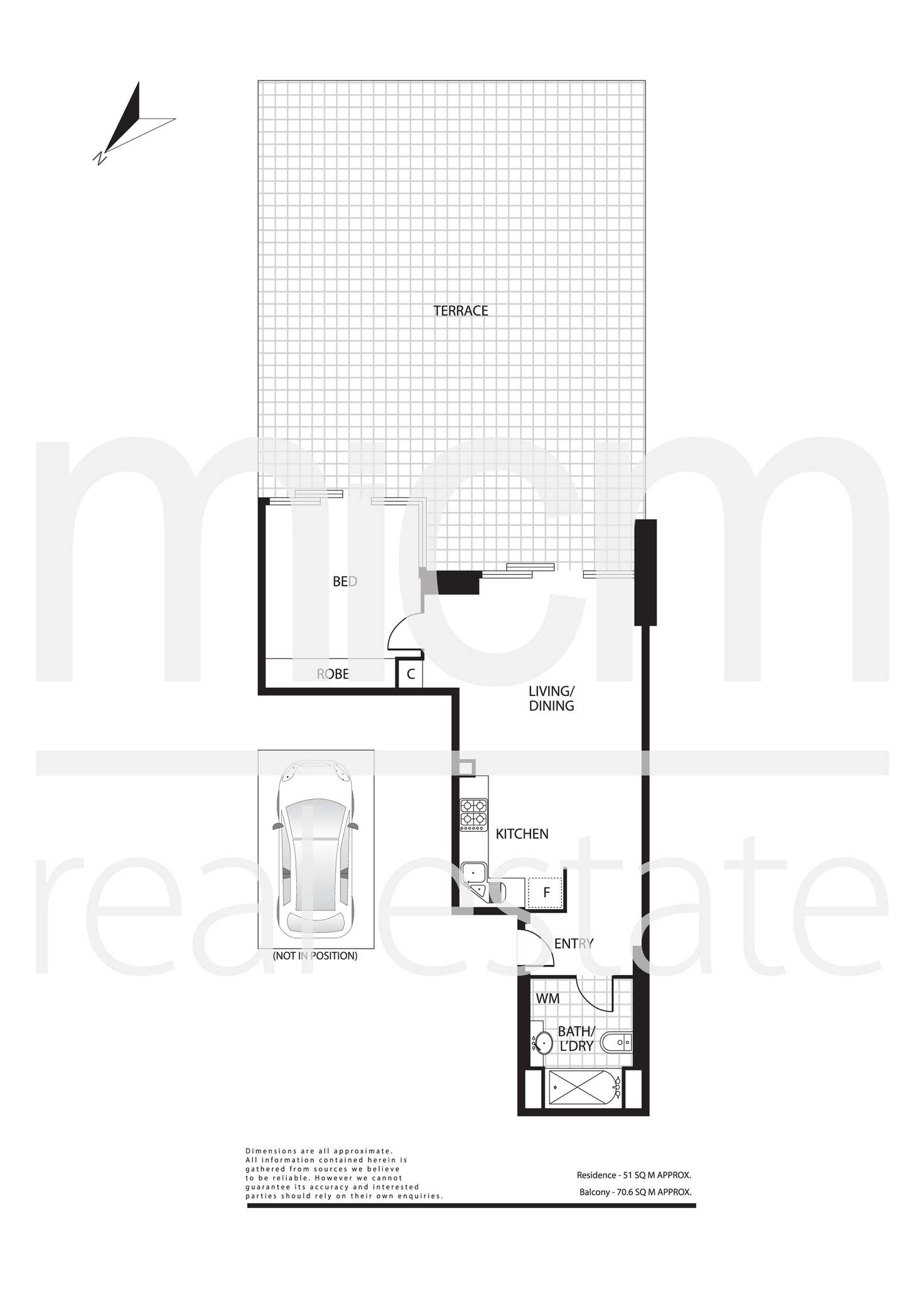Floorplan of Homely apartment listing, 65/183 City Road, Southbank VIC 3006