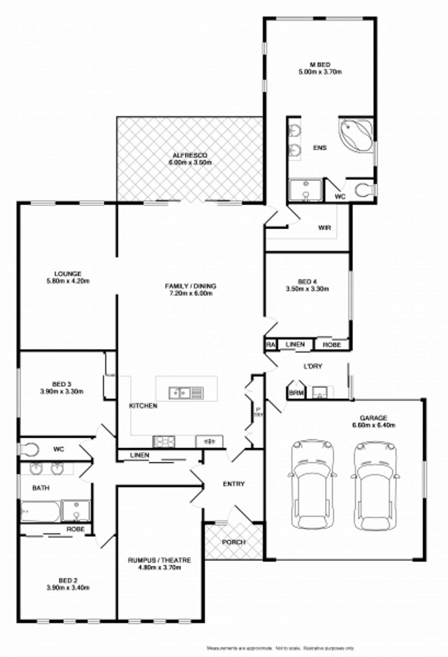 Floorplan of Homely house listing, 26 Innisbrook Avenue, Wodonga VIC 3690
