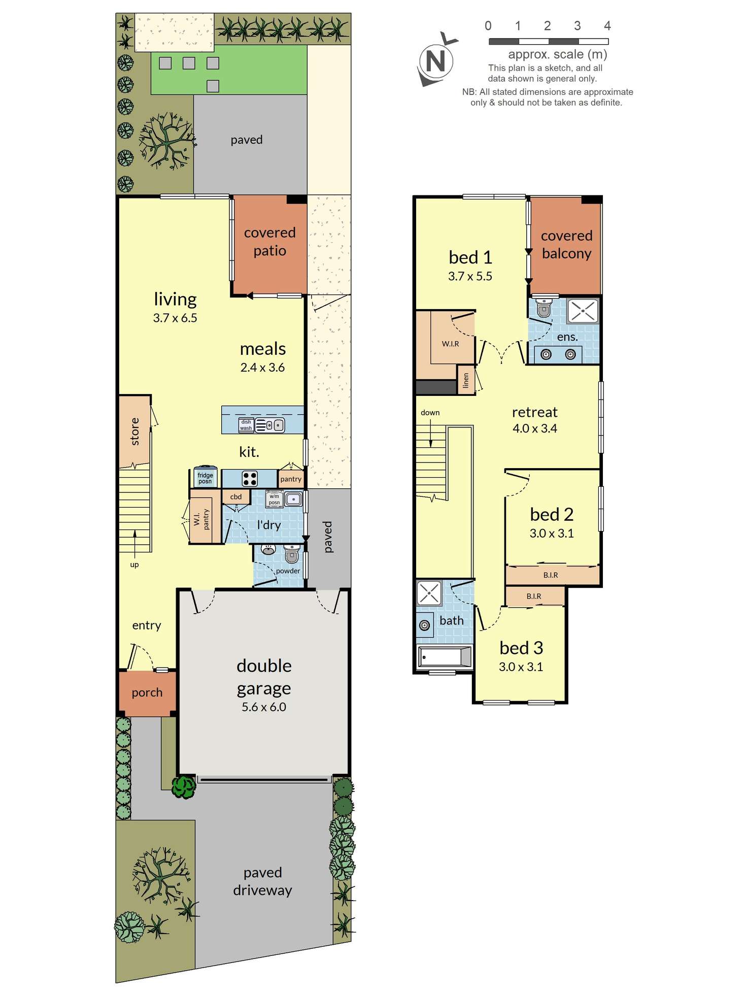 Floorplan of Homely townhouse listing, 138 La Perouse Boulevard, Bonbeach VIC 3196