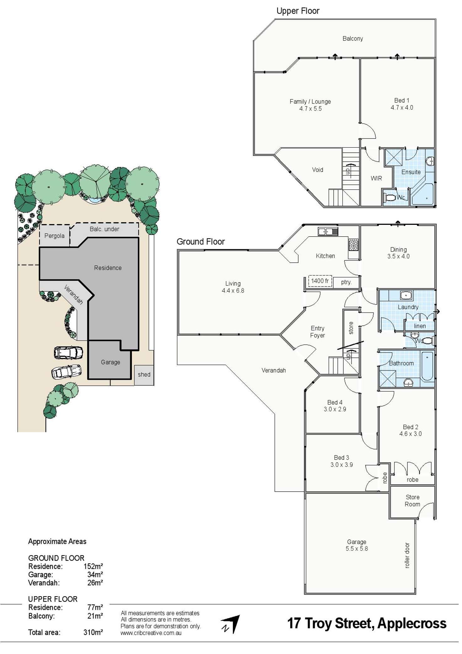 Floorplan of Homely house listing, 17 Troy Street, Applecross WA 6153