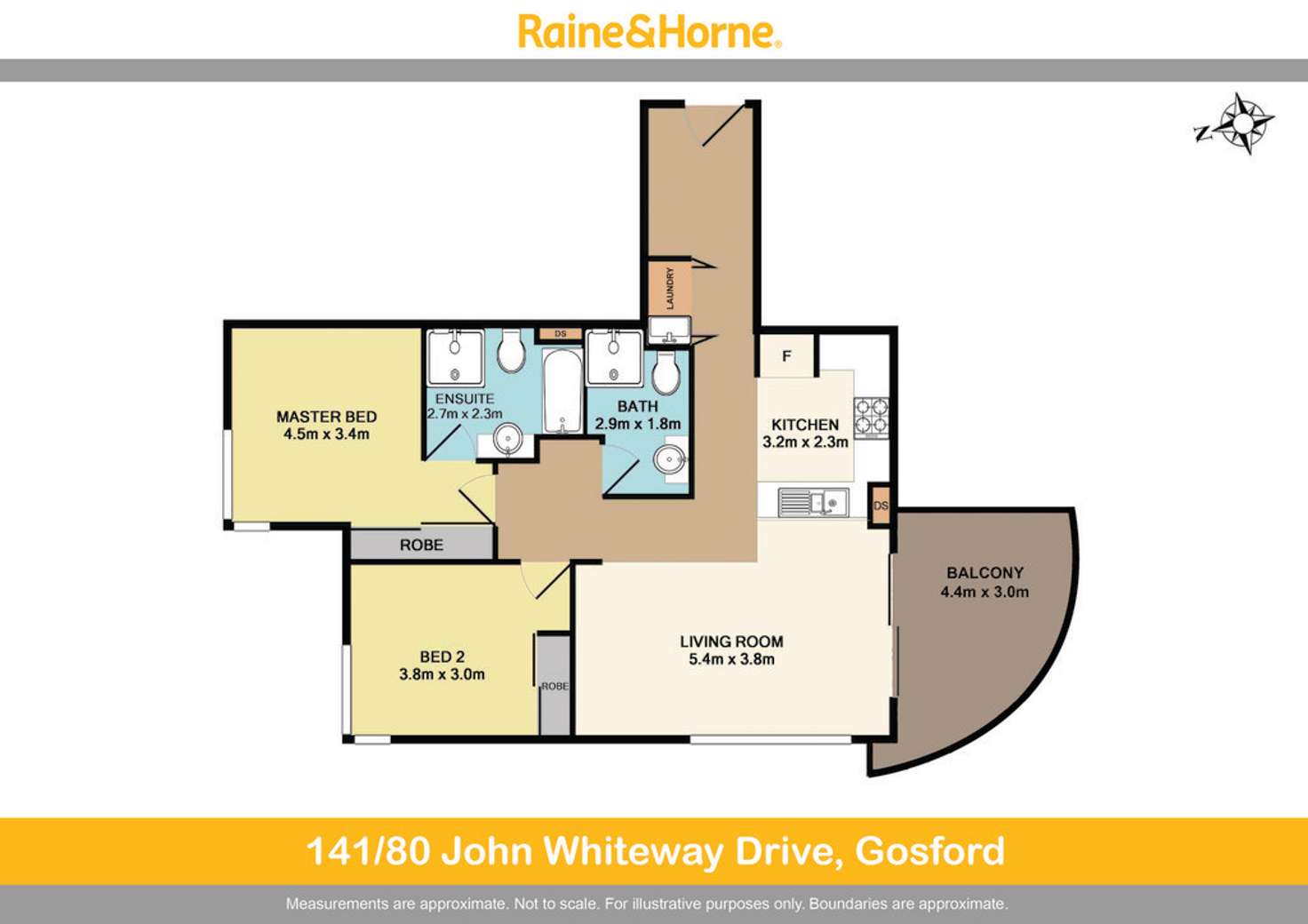 Floorplan of Homely unit listing, 141/80 John Whiteway Drive, Gosford NSW 2250