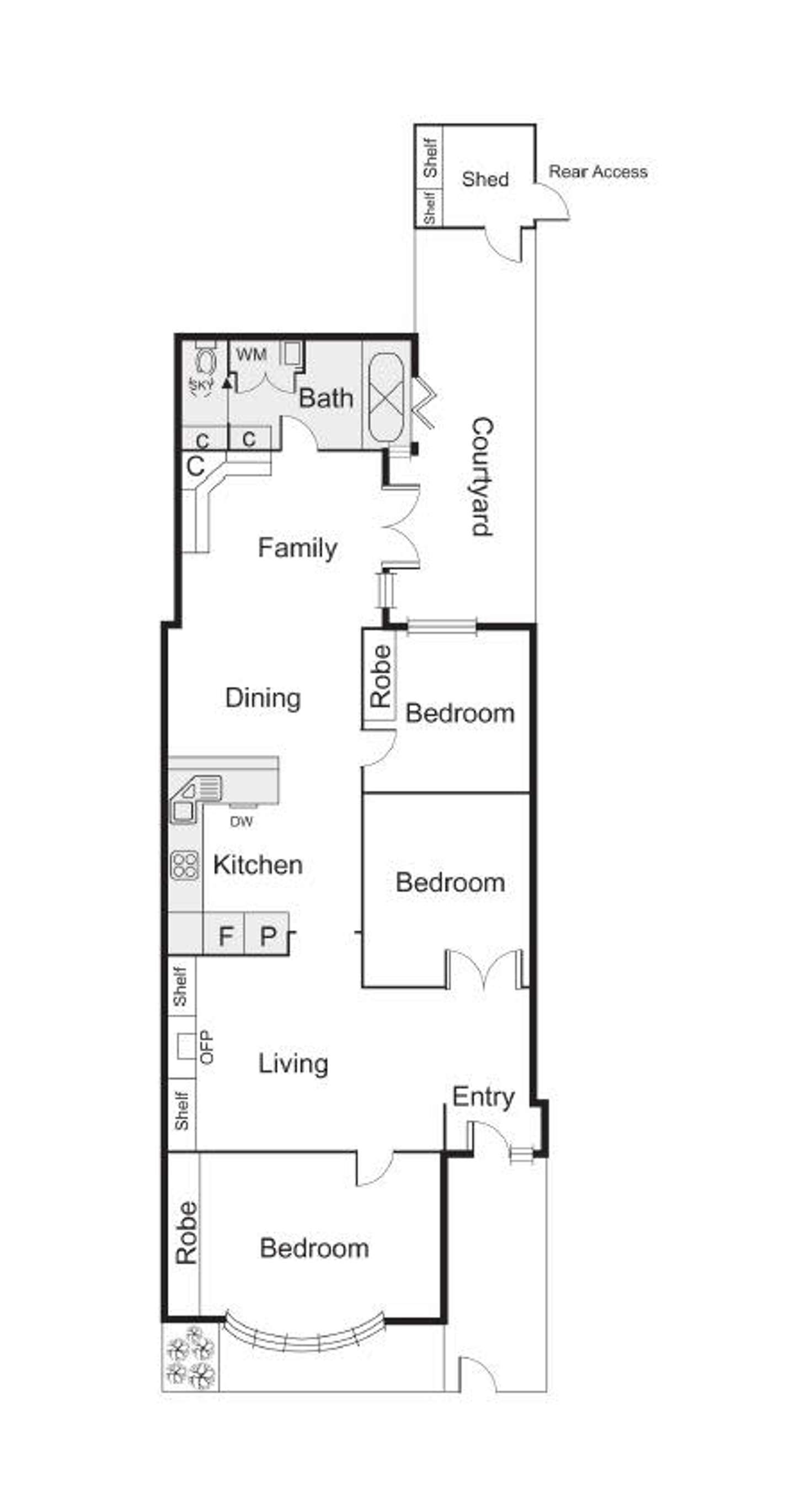 Floorplan of Homely house listing, 172 Pickles Street, South Melbourne VIC 3205