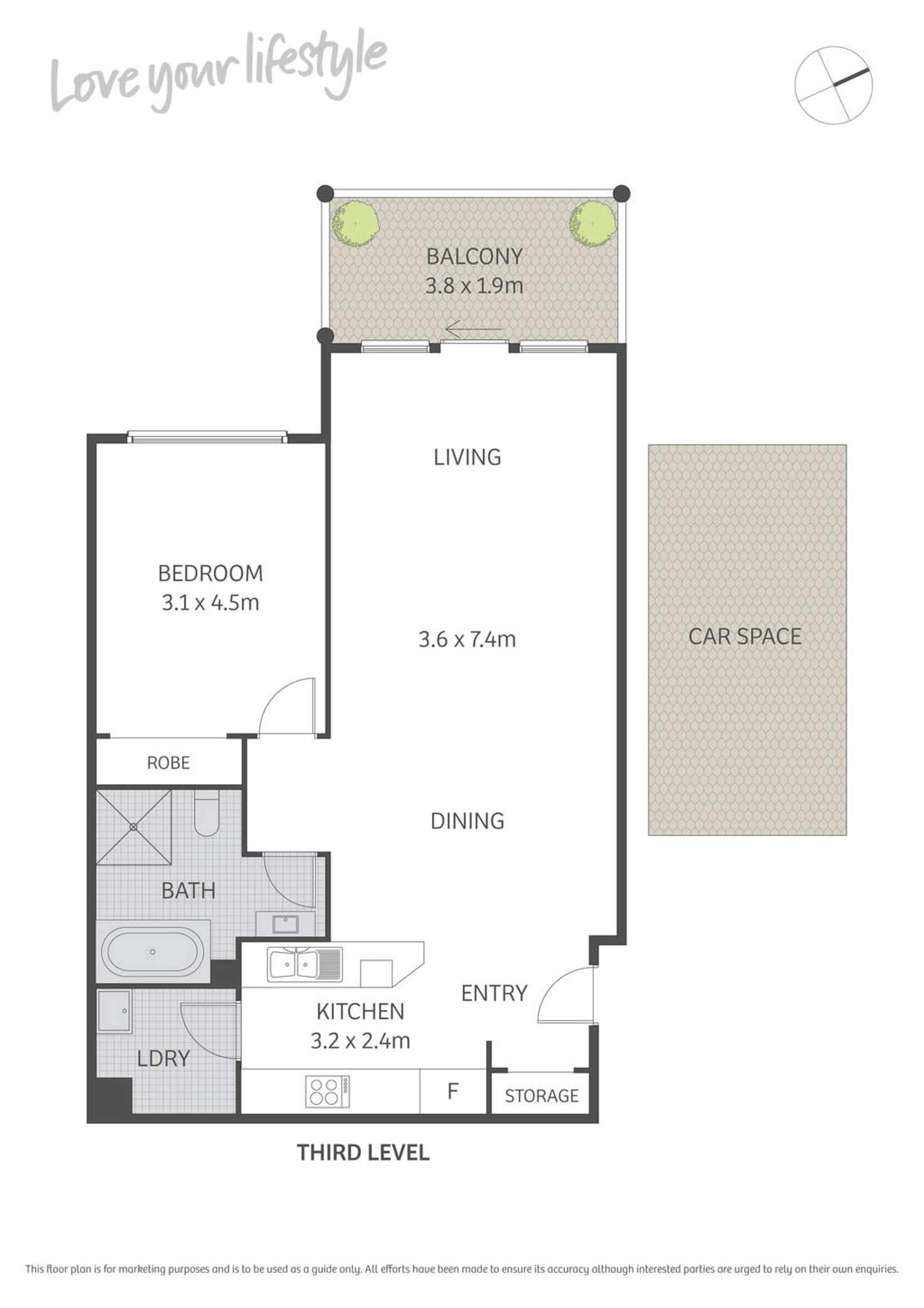 Floorplan of Homely apartment listing, 10/11-17 Wyndham Street, Alexandria NSW 2015