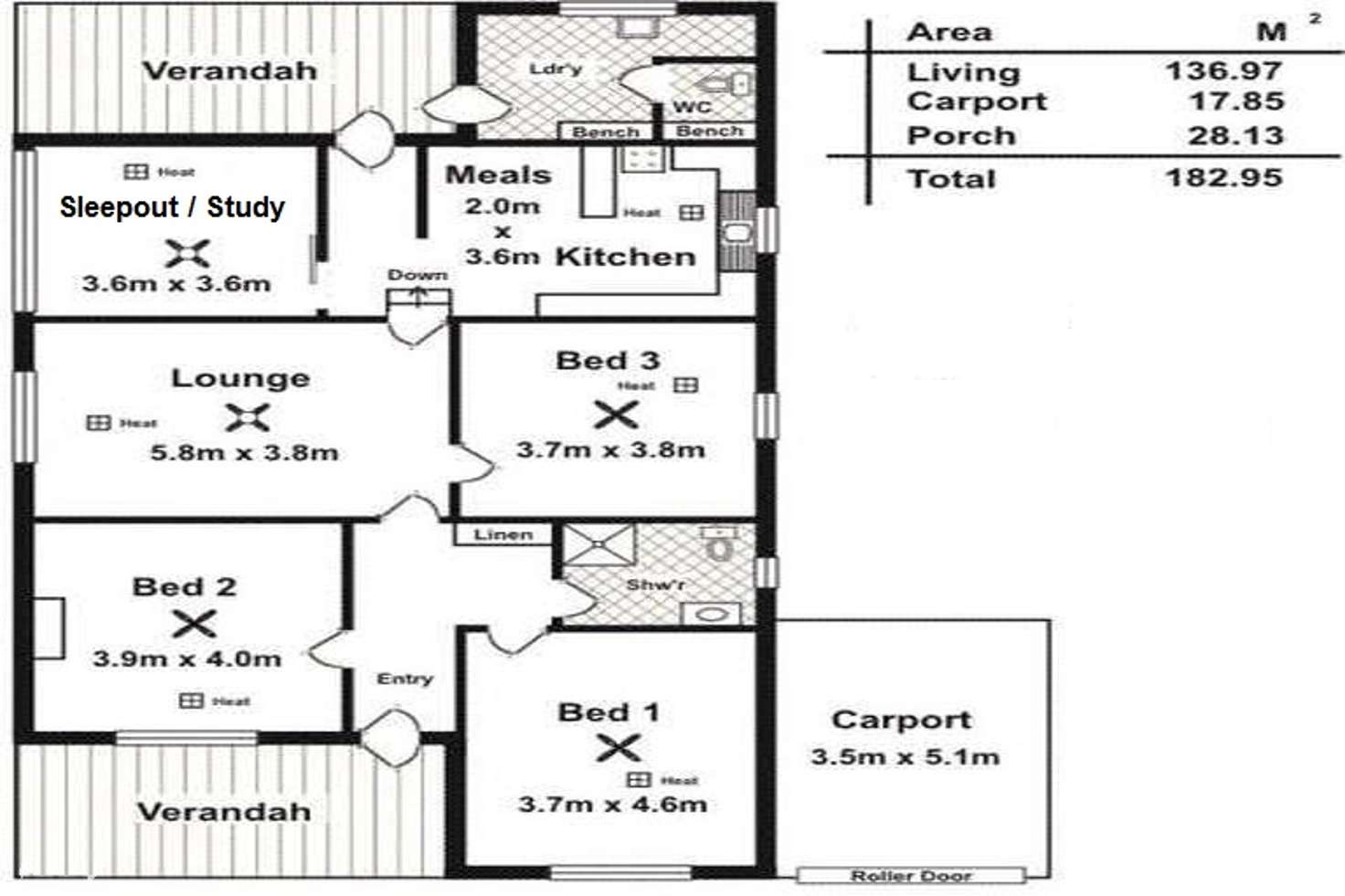 Floorplan of Homely house listing, 34 SEVENTH STREET, Gawler South SA 5118