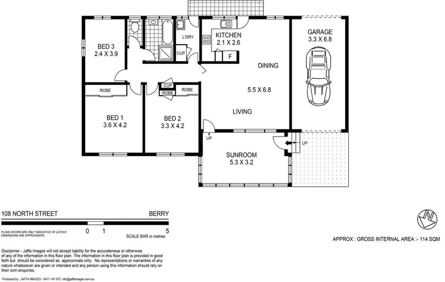 Floorplan of Homely house listing, 108 North Street, Berry NSW 2535