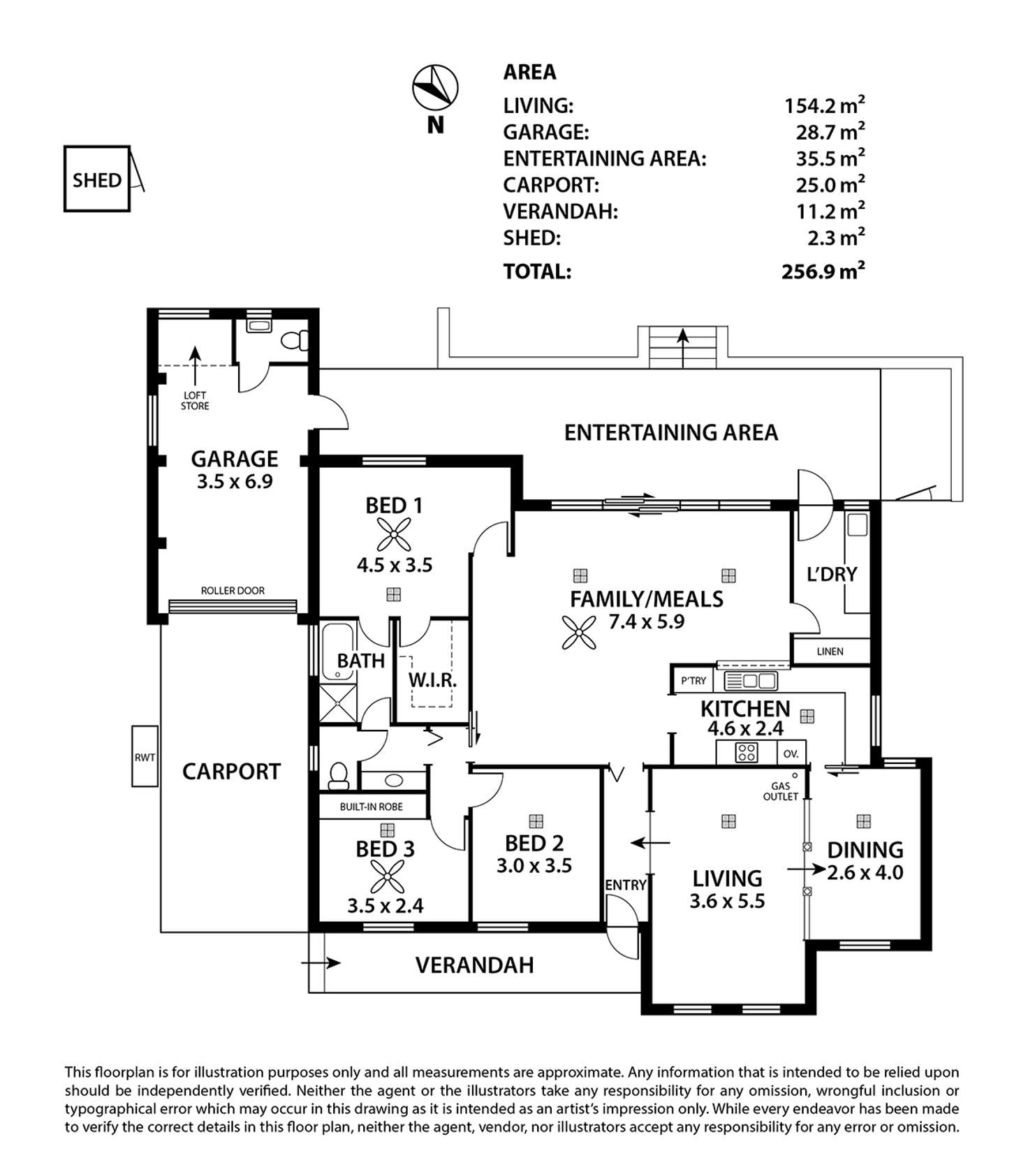 Floorplan of Homely house listing, 4 Vista Court, Gumeracha SA 5233