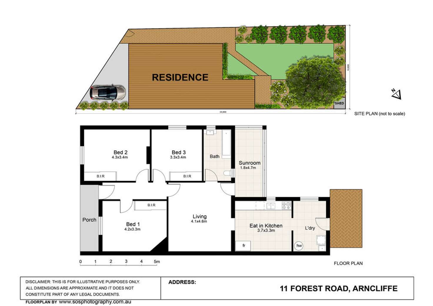 Floorplan of Homely house listing, 11 Forest Road, Arncliffe NSW 2205