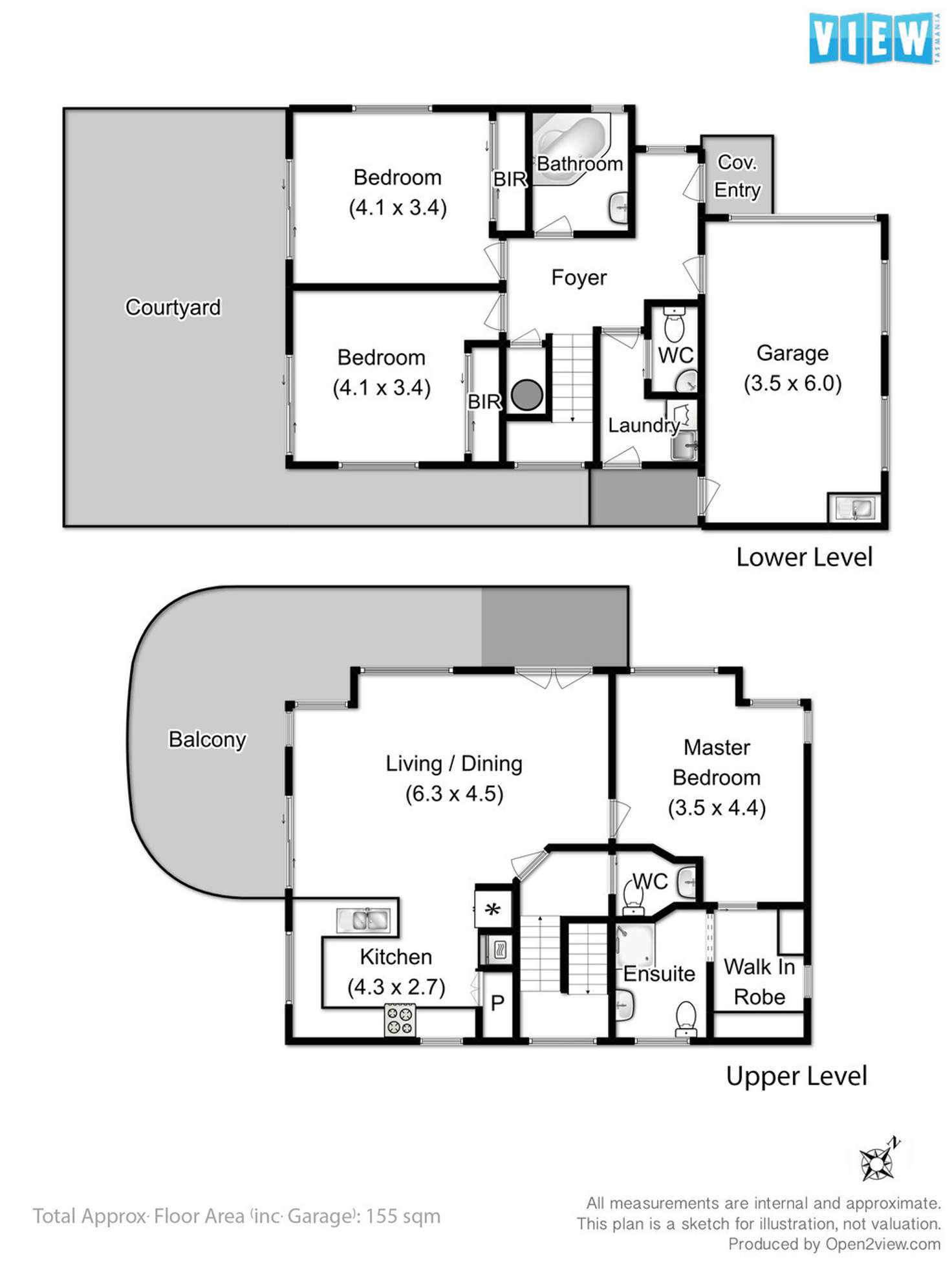 Floorplan of Homely house listing, 45 Victoria Esplanade, Bellerive TAS 7018