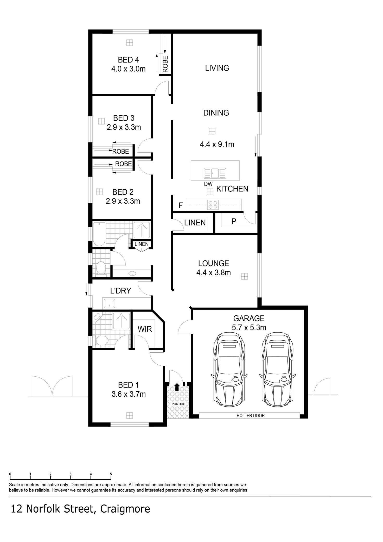Floorplan of Homely house listing, 12 Norfolk Street, Craigmore SA 5114