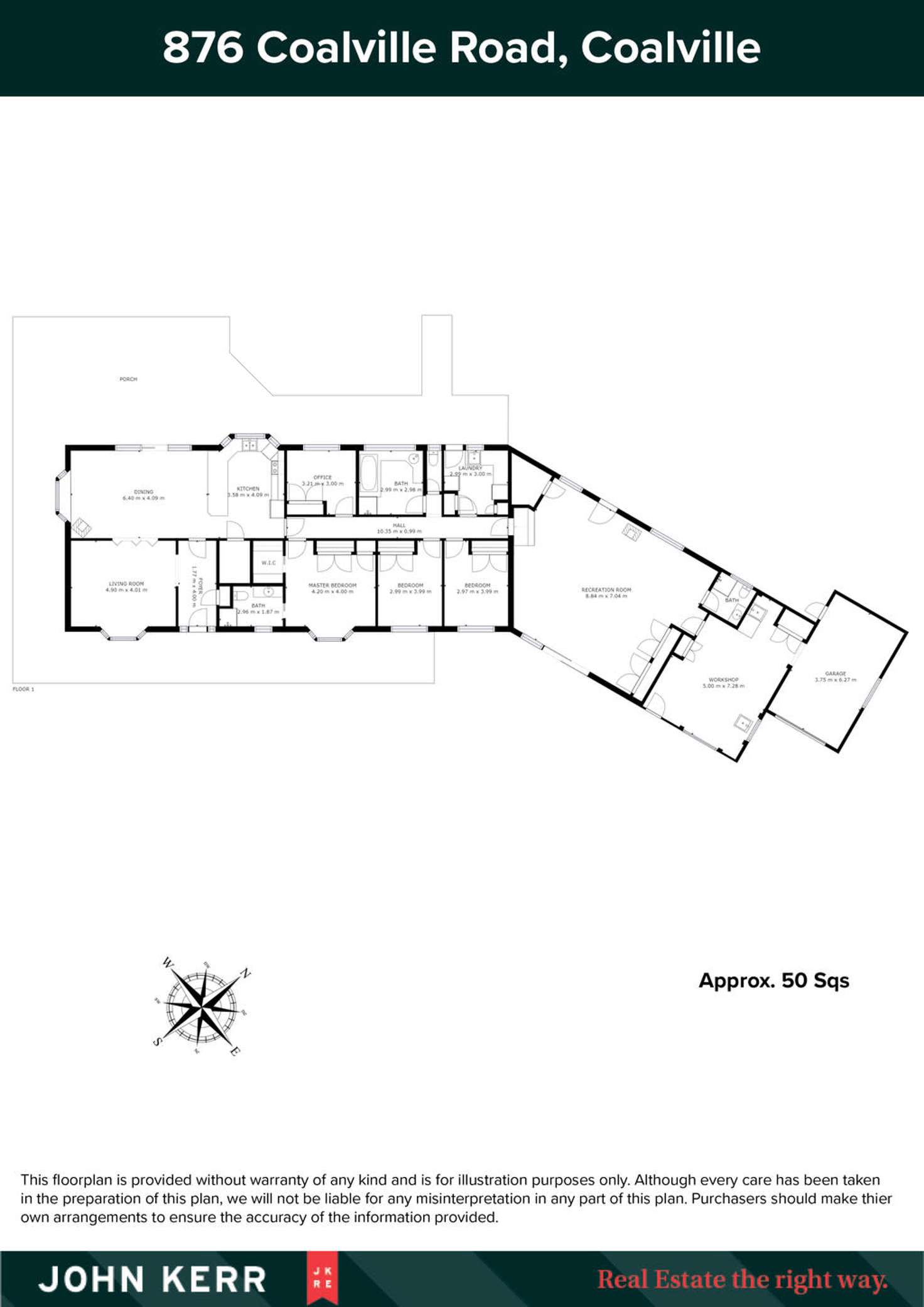 Floorplan of Homely acreageSemiRural listing, 876 Coalville Road, Coalville VIC 3825