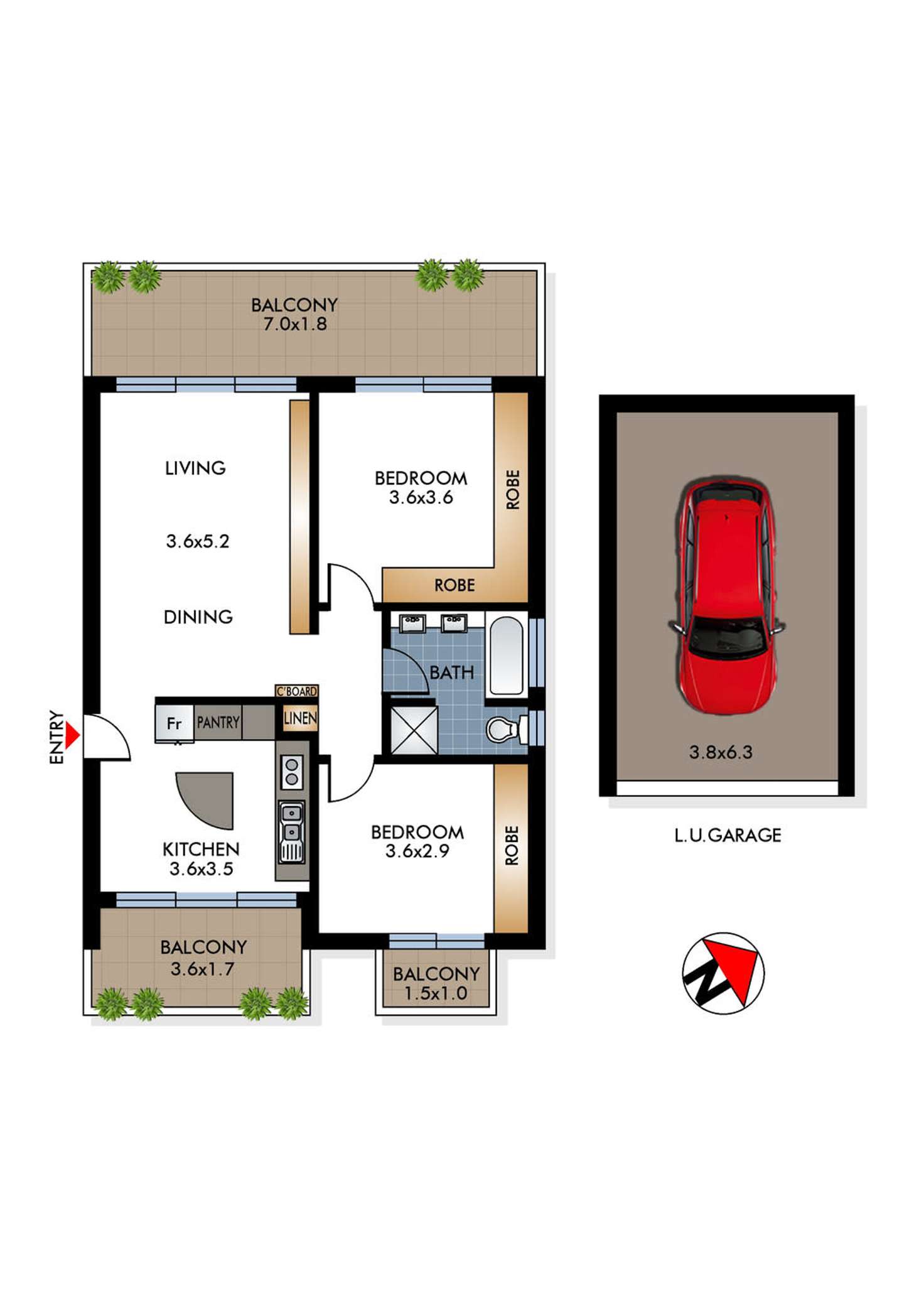 Floorplan of Homely apartment listing, 10/260 New South Head Road, Double Bay NSW 2028