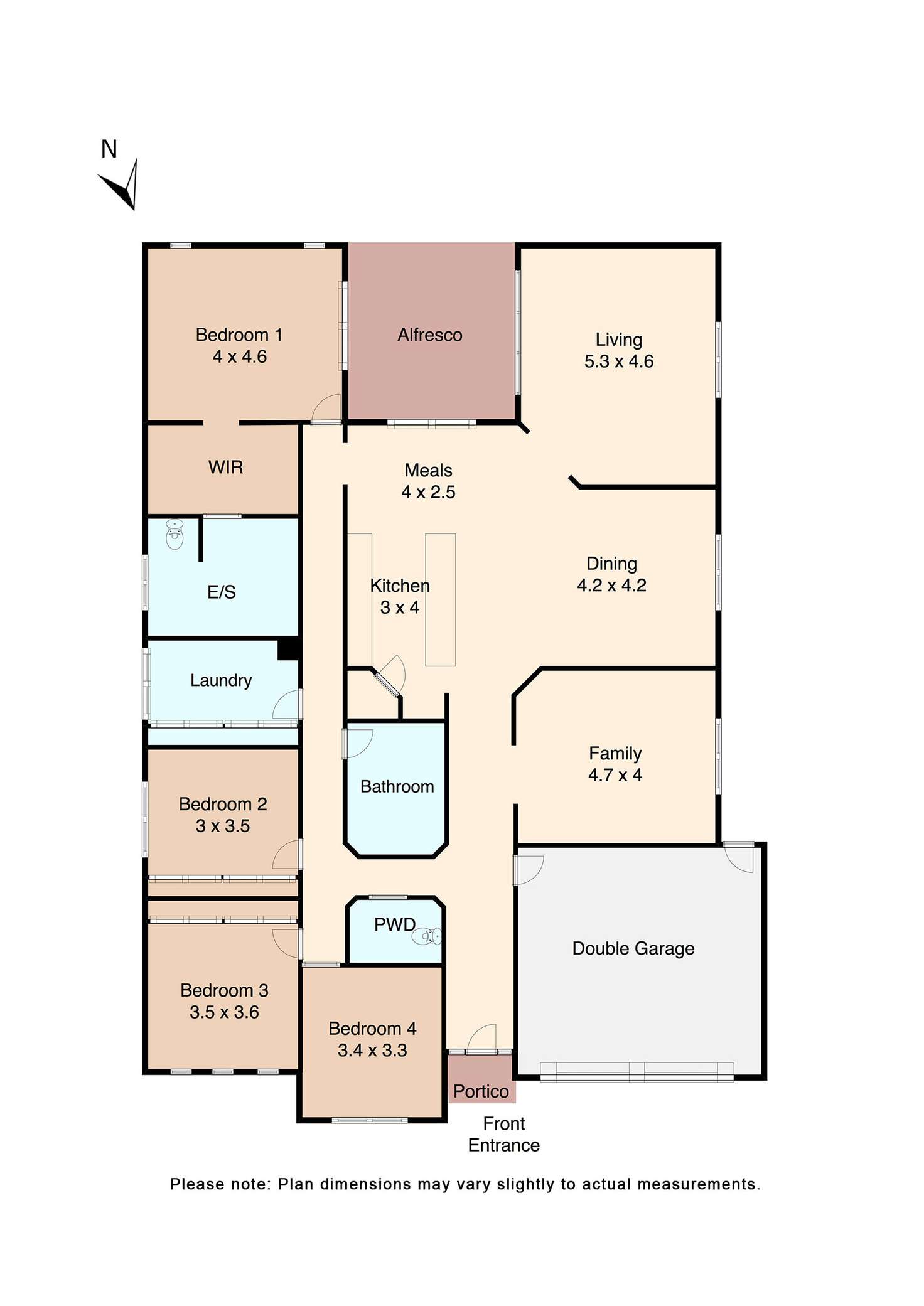 Floorplan of Homely house listing, 116 Alfredton Drive, Alfredton VIC 3350