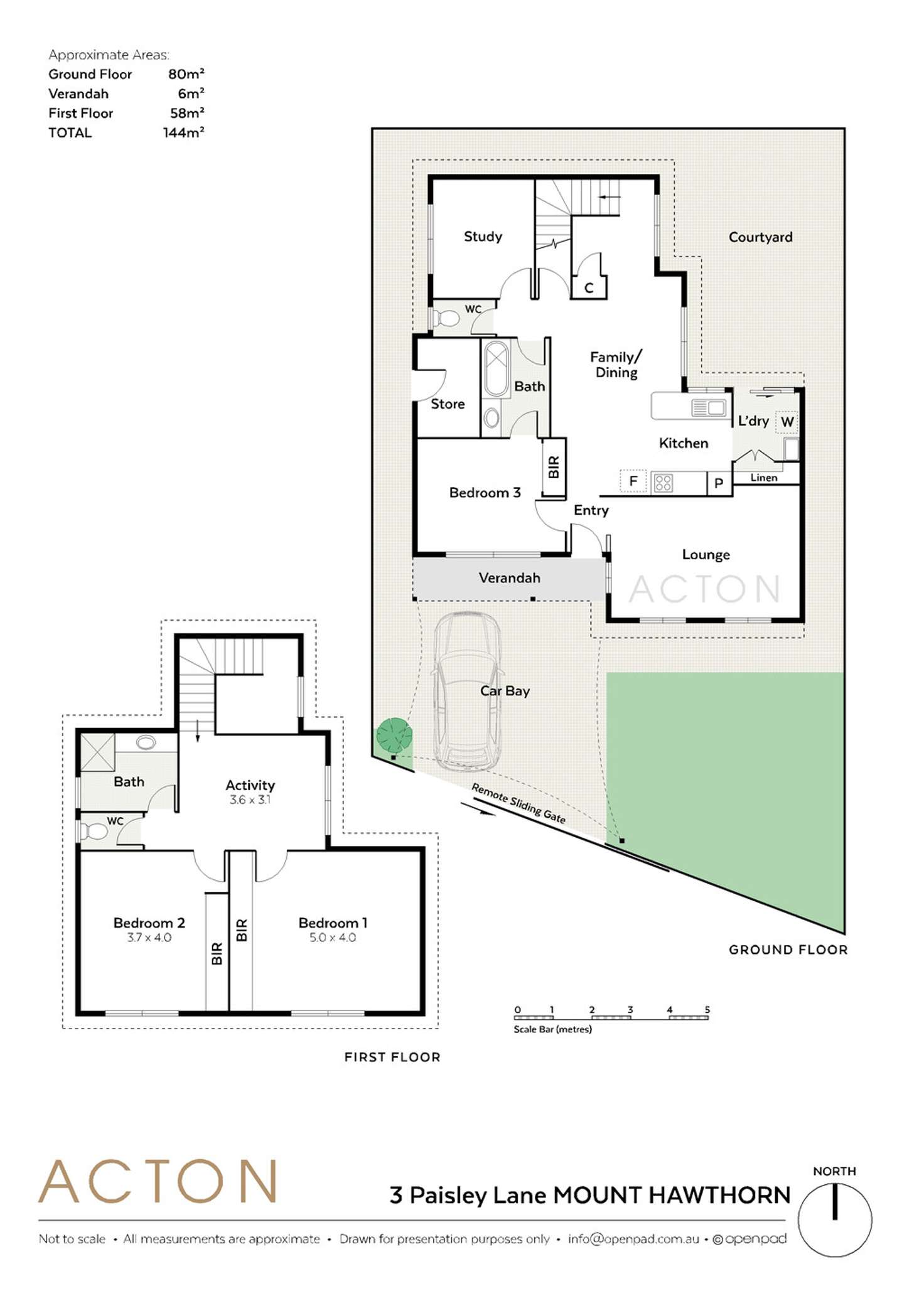 Floorplan of Homely house listing, 3 Paisley Lane, Mount Hawthorn WA 6016