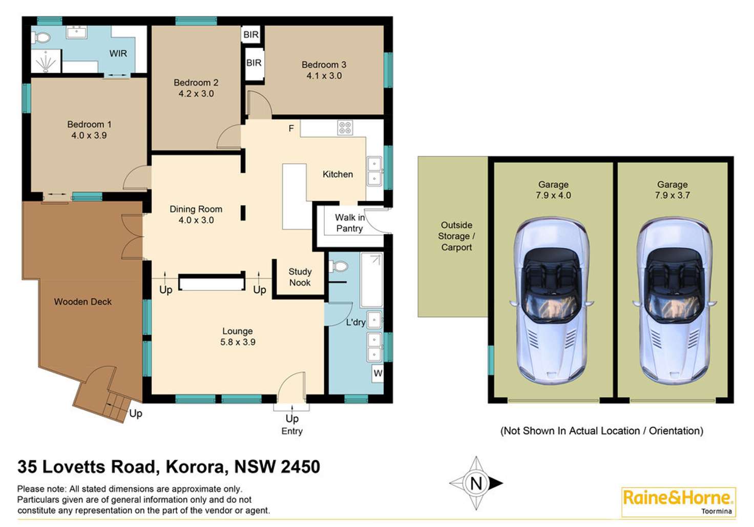 Floorplan of Homely house listing, 35 Lovetts Road, Korora NSW 2450