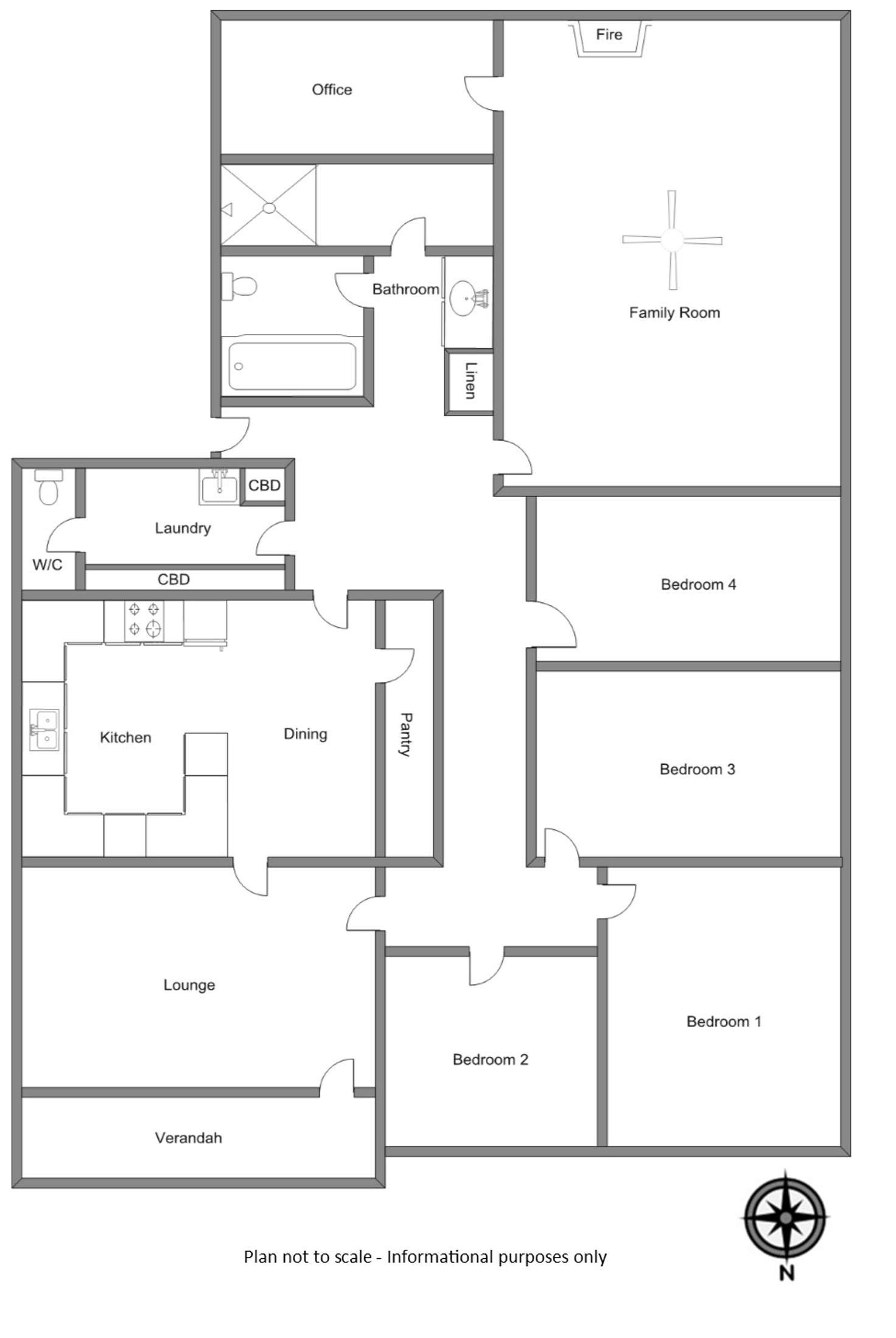 Floorplan of Homely house listing, 44 Cotton Street, Bordertown SA 5268