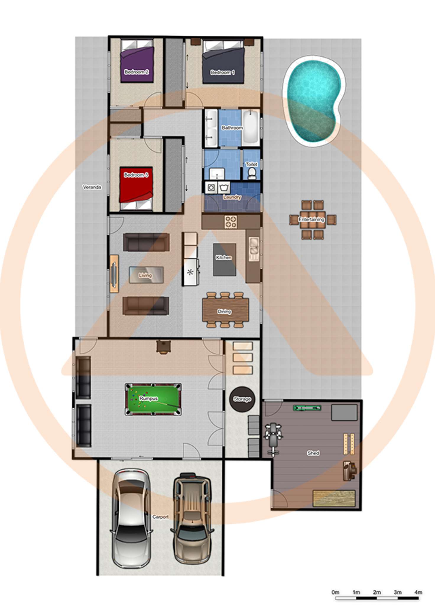 Floorplan of Homely house listing, 39 Macaranga Street, Algester QLD 4115