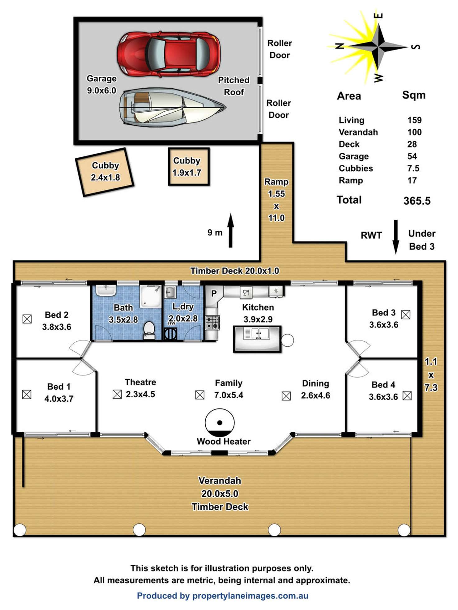Floorplan of Homely house listing, Lot 27 Helbig Road via Murbko, Blanchetown SA 5357