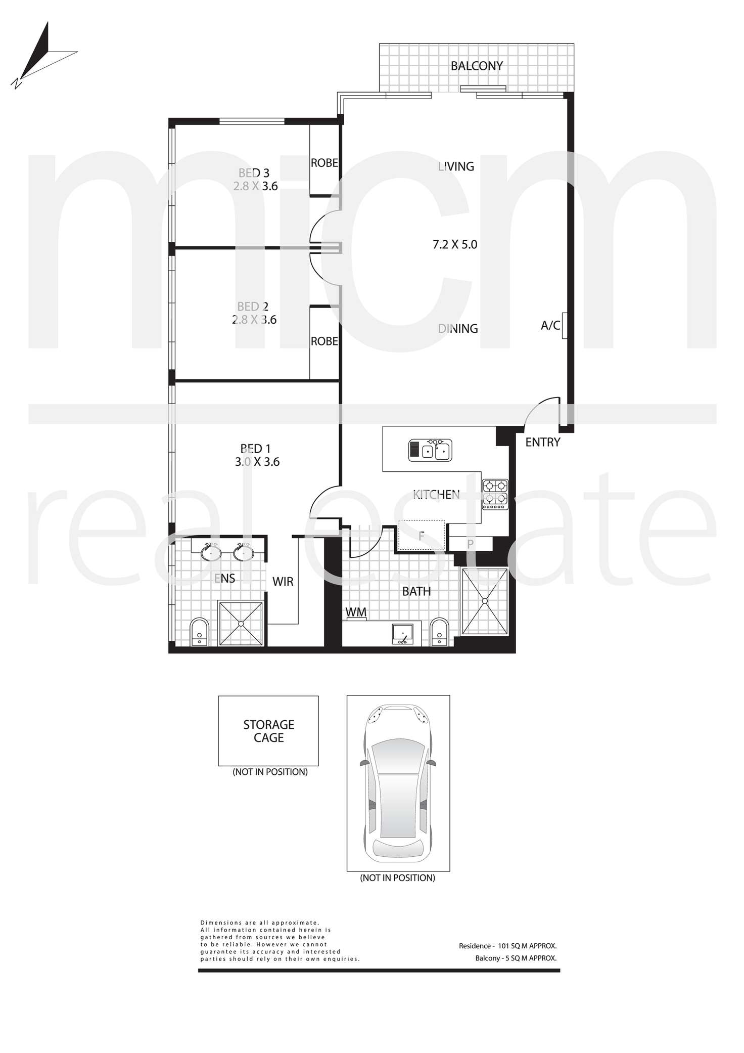 Floorplan of Homely apartment listing, 142/22 Kavanagh Street, Southbank VIC 3006