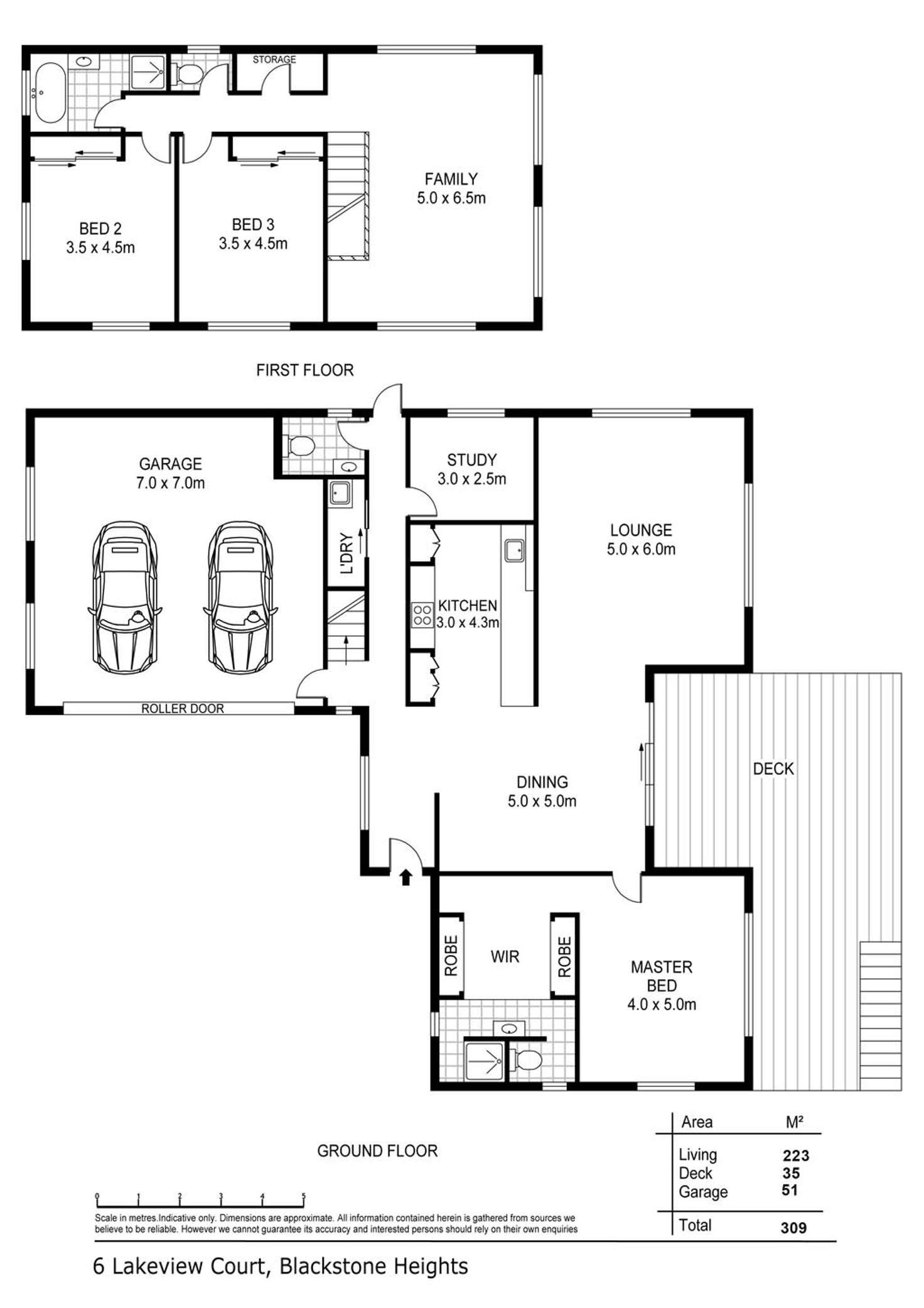 Floorplan of Homely house listing, 6 Lakeview Crt, Blackstone Heights TAS 7250