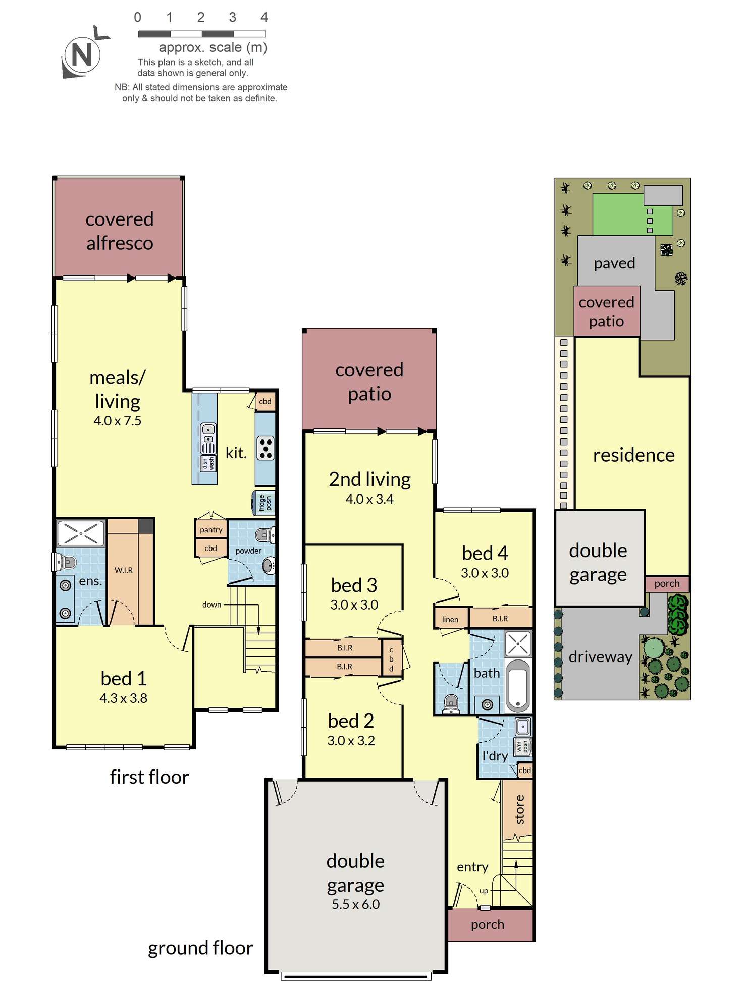 Floorplan of Homely townhouse listing, 154 La Perouse Boulevard, Bonbeach VIC 3196