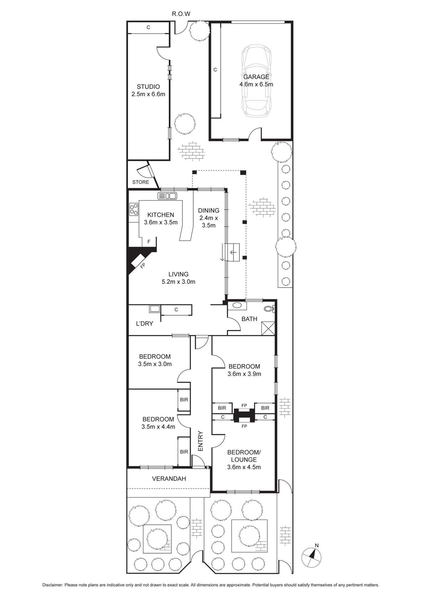 Floorplan of Homely house listing, 16 Greig Street, Albert Park VIC 3206