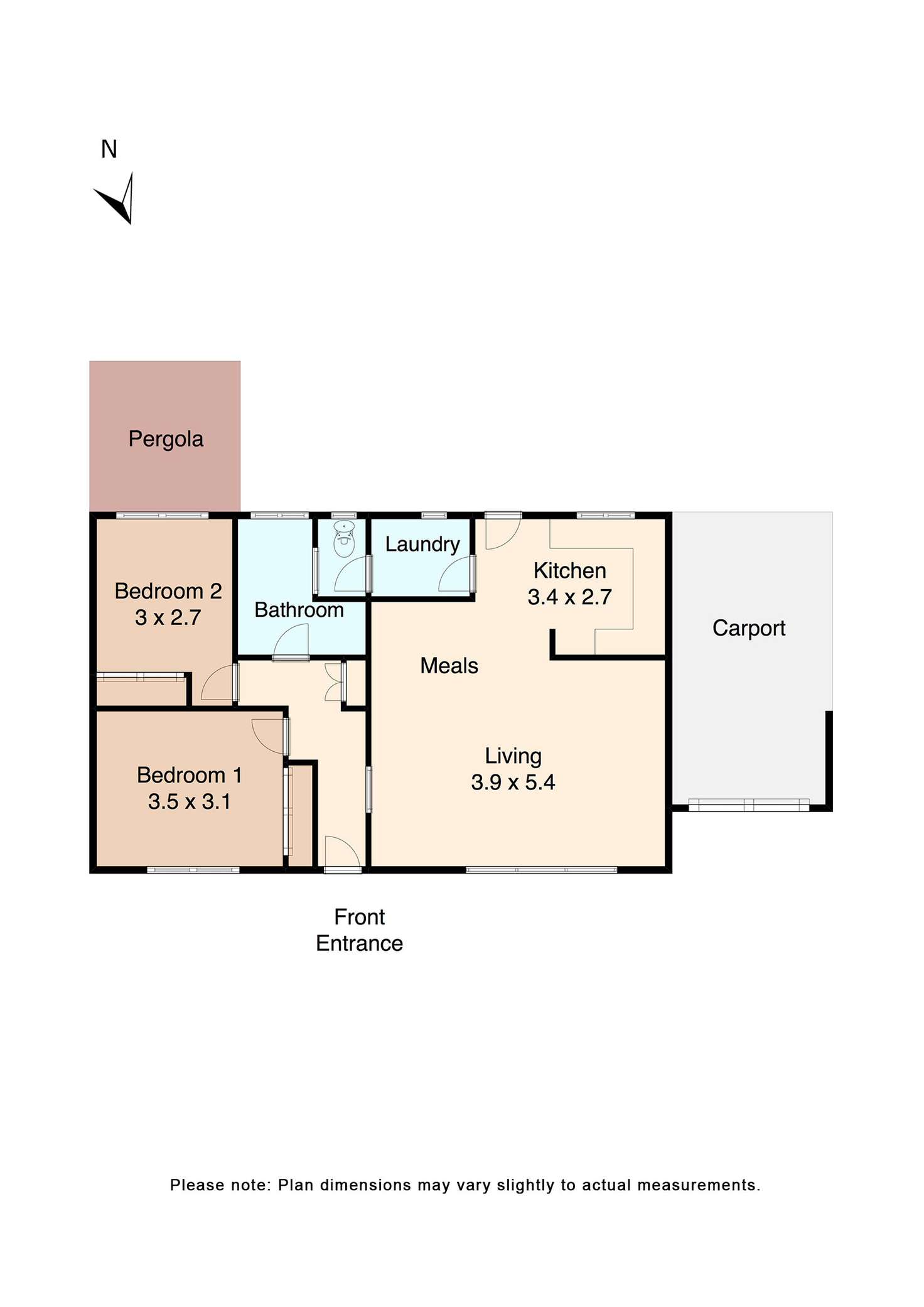 Floorplan of Homely house listing, 2/12 Vale Street, Alfredton VIC 3350