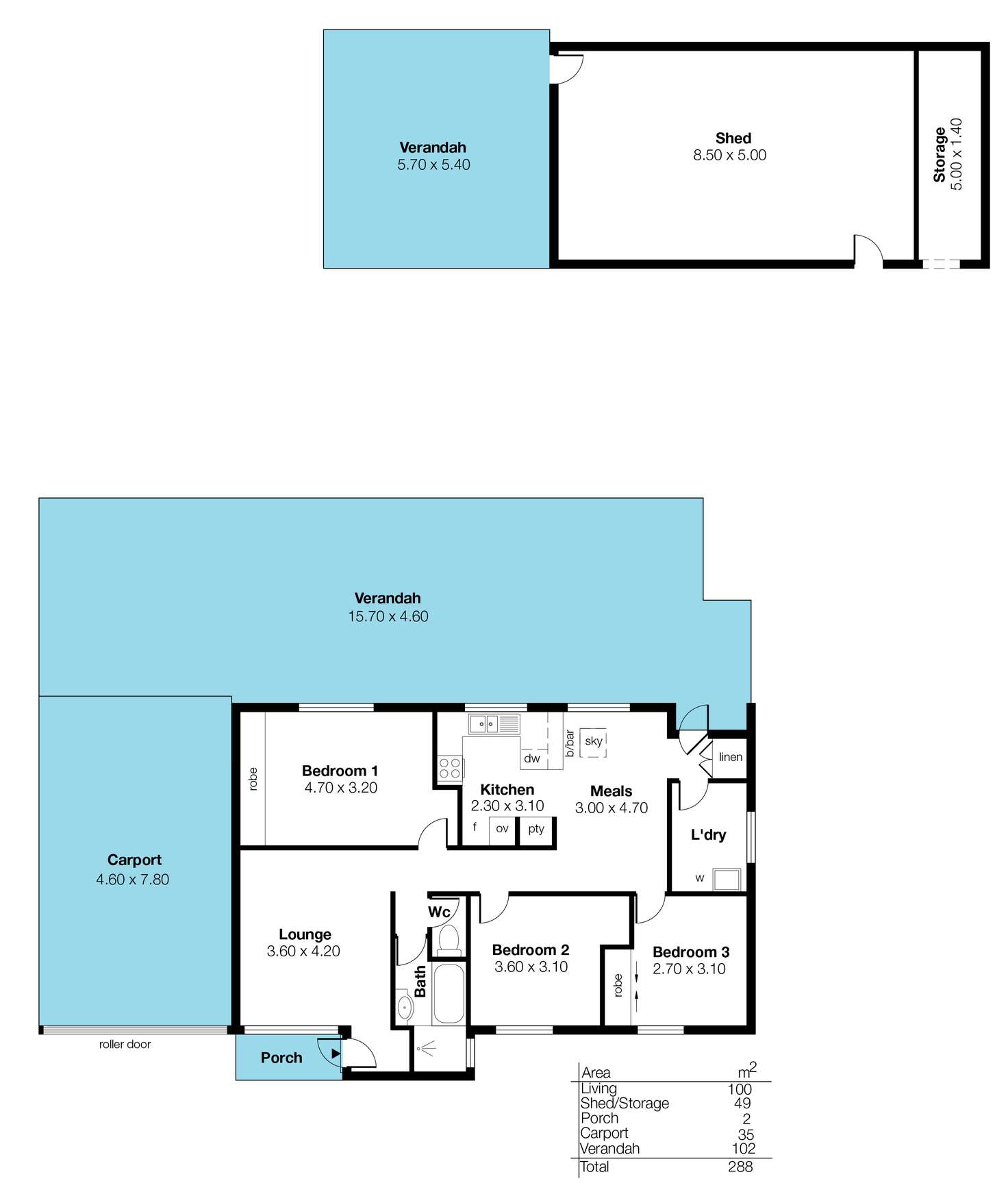 Floorplan of Homely house listing, 42 Radnor Street, Morphett Vale SA 5162