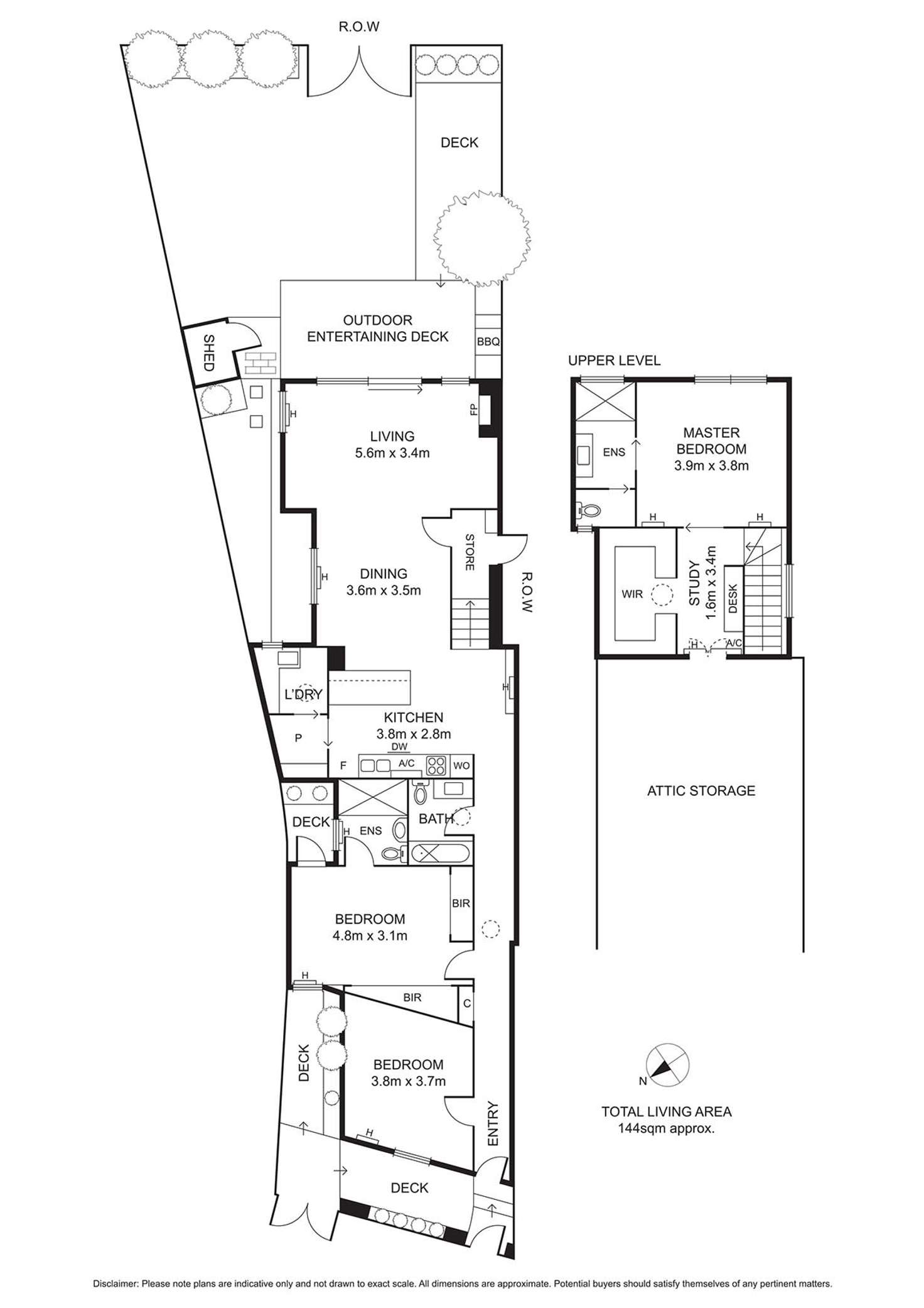 Floorplan of Homely house listing, 208 Princes Street, Port Melbourne VIC 3207