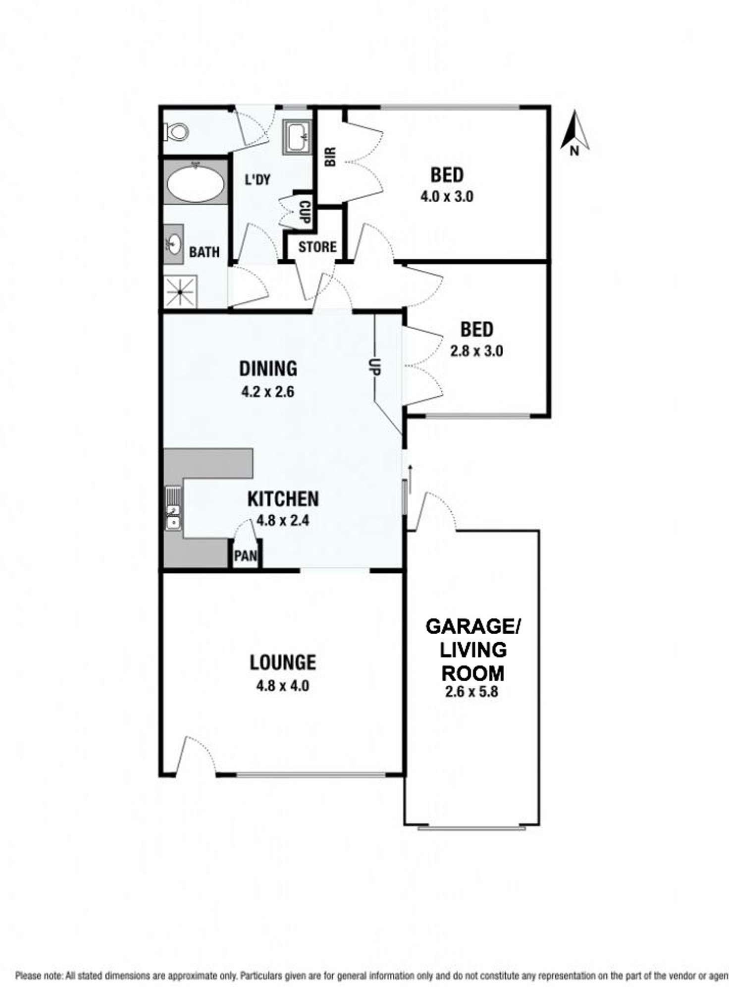 Floorplan of Homely house listing, 22 Cremorne Street, Braybrook VIC 3019