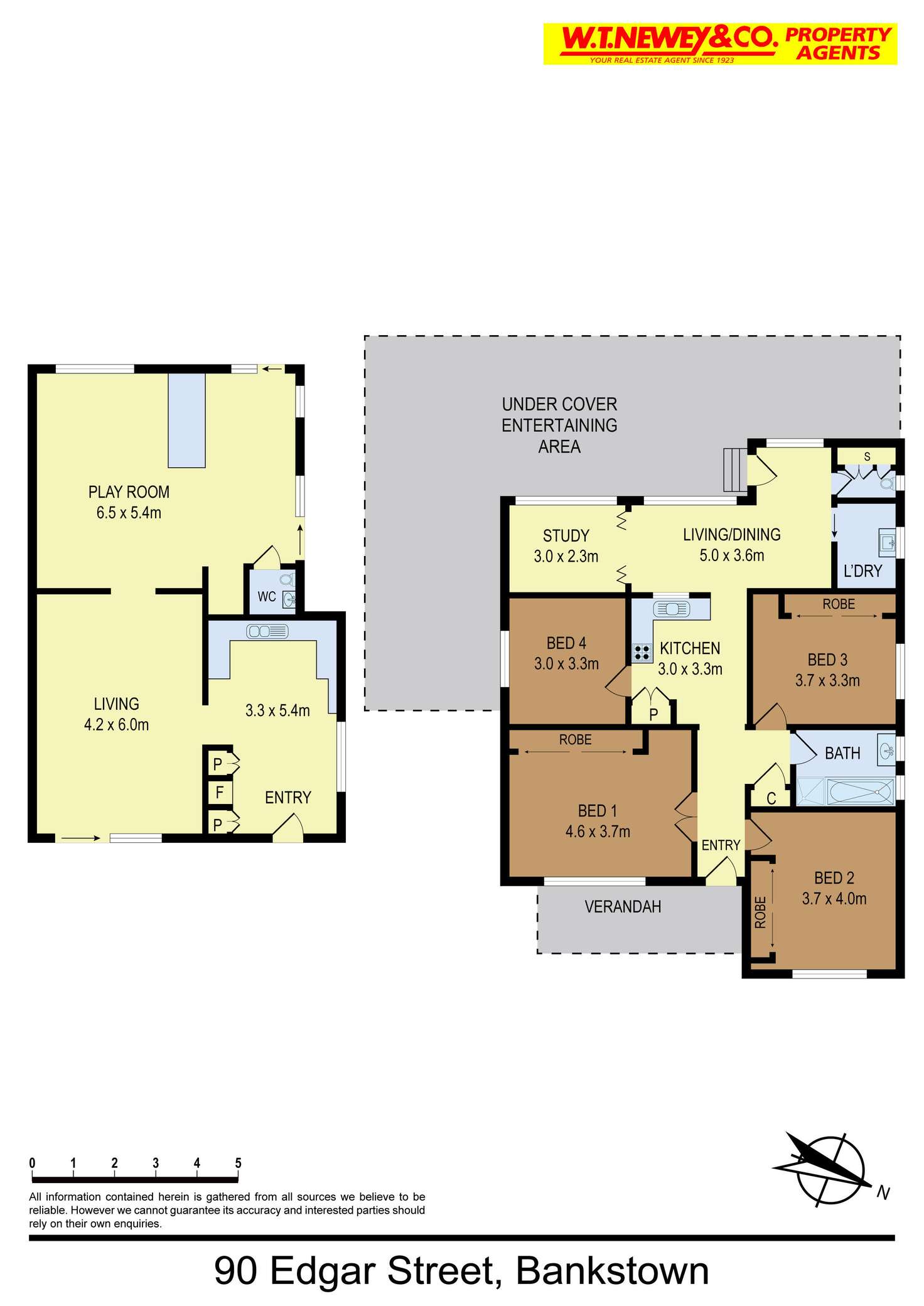 Floorplan of Homely house listing, 90 Edgar Street, Bankstown NSW 2200