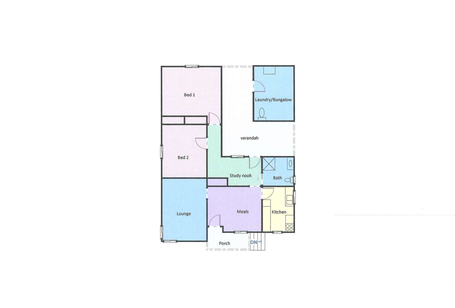 Floorplan of Homely house listing, 17 Wilmot Street, Ararat VIC 3377