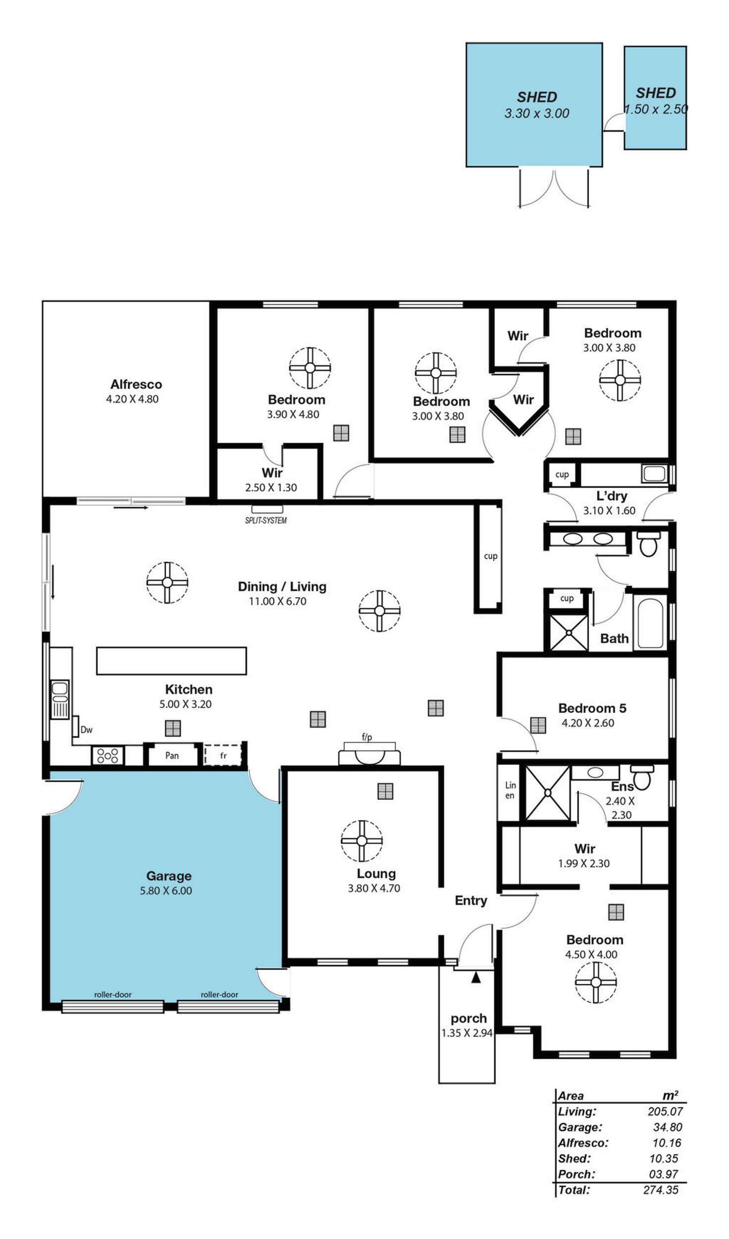 Floorplan of Homely house listing, 3 Seagull Street, Aldinga Beach SA 5173