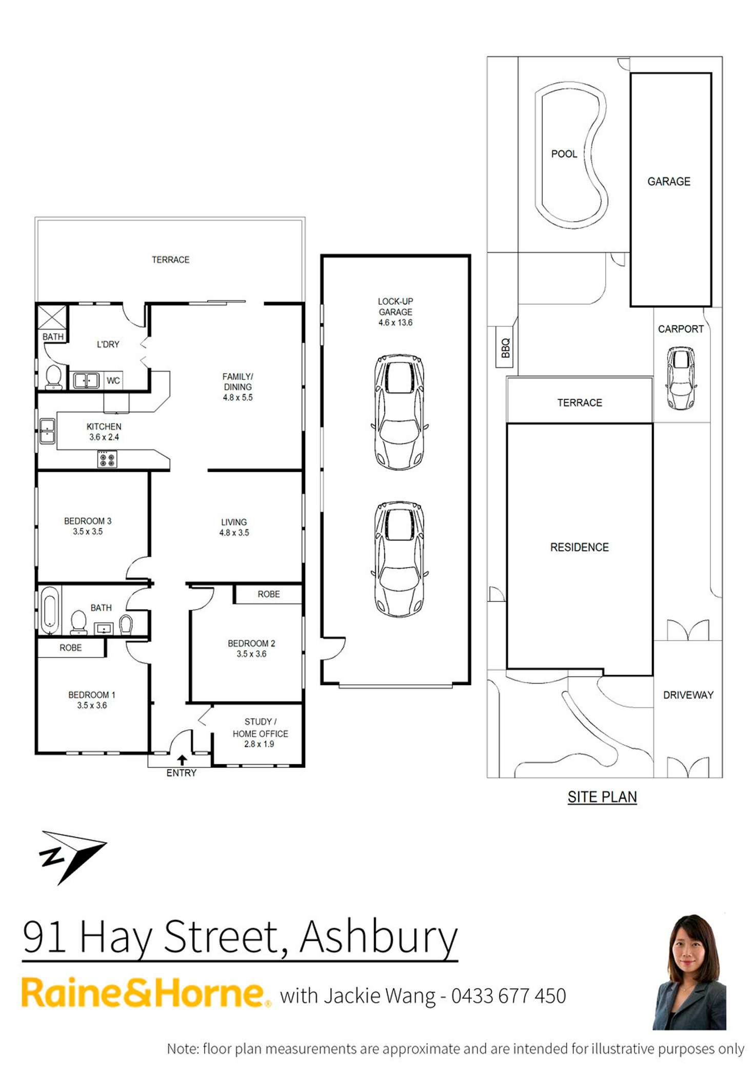 Floorplan of Homely house listing, 91 Hay Street, Ashbury NSW 2193