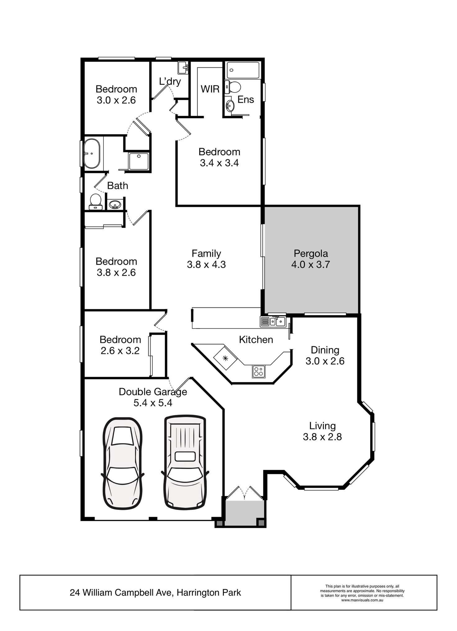 Floorplan of Homely house listing, 24 William Campbell Avenue, Harrington Park NSW 2567