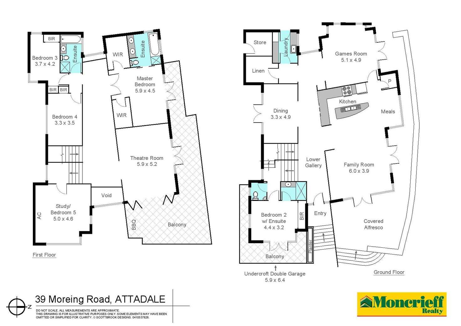 Floorplan of Homely house listing, 39 Moreing Road, Attadale WA 6156