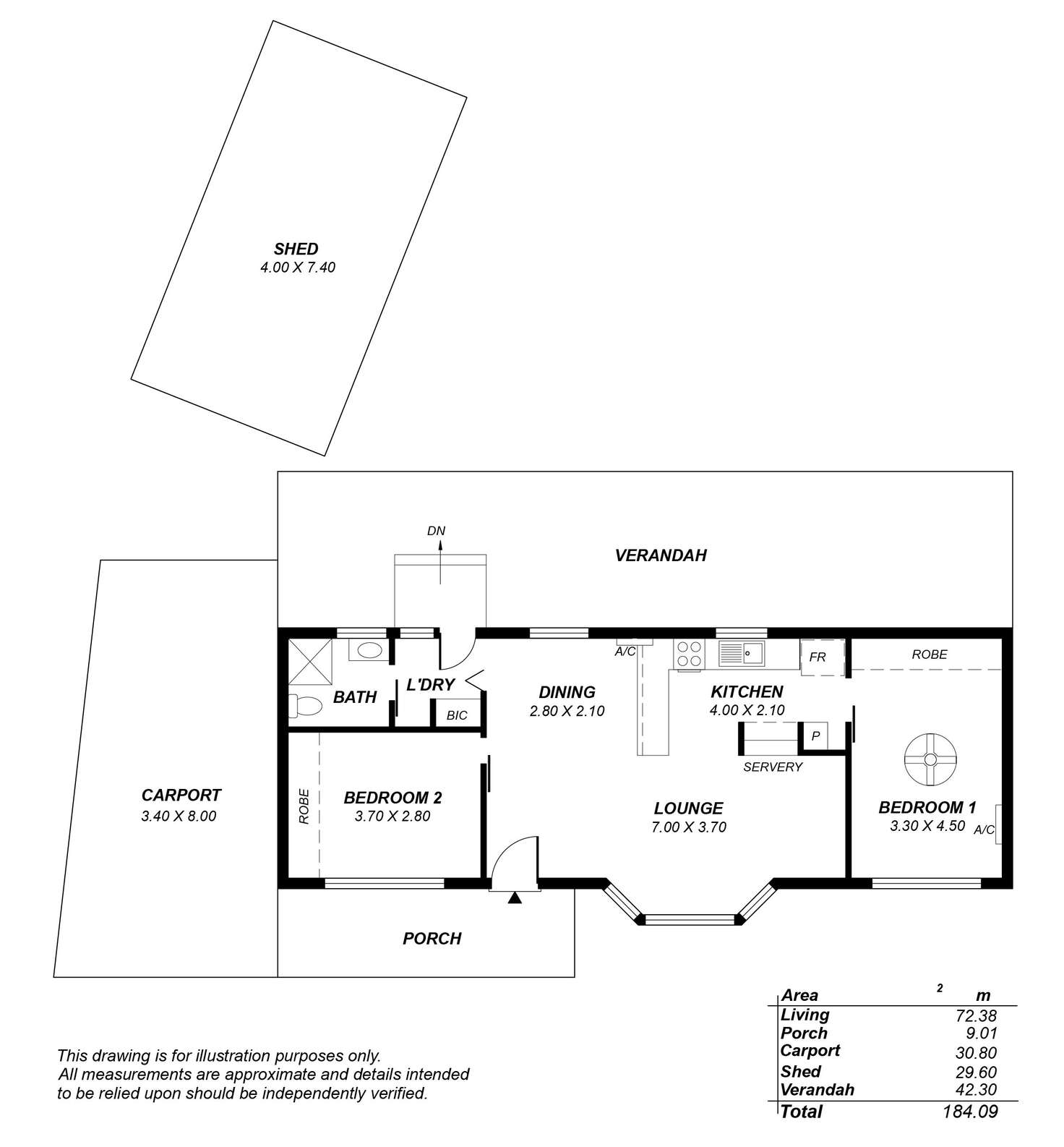 Floorplan of Homely house listing, 33 McCartney Street, Morphett Vale SA 5162