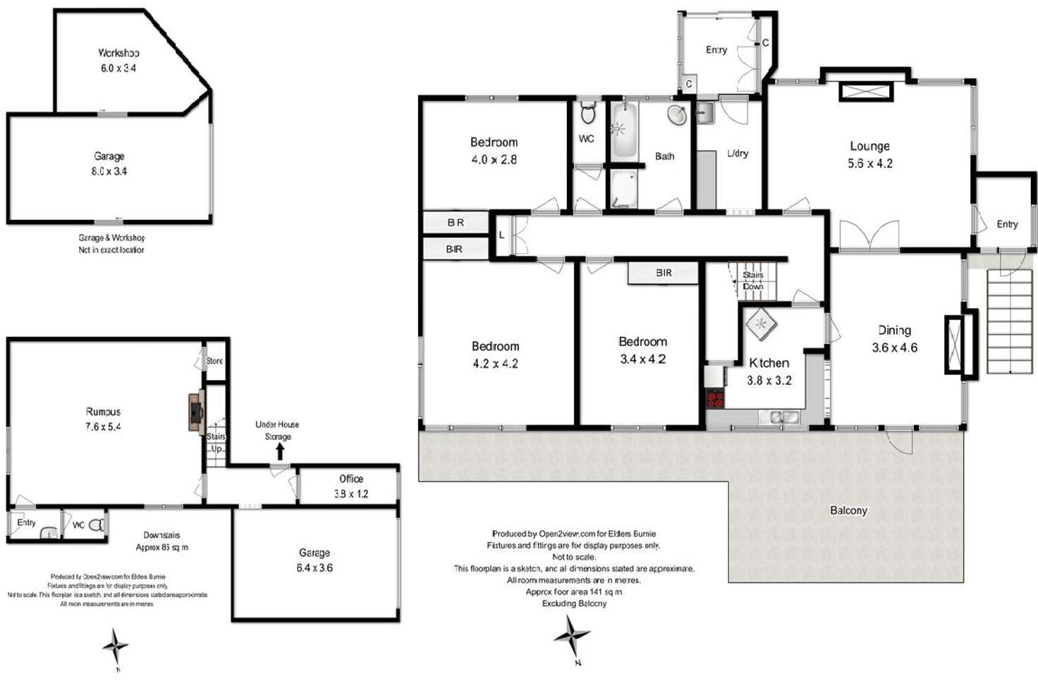 Floorplan of Homely house listing, 1 View Road, Burnie TAS 7320