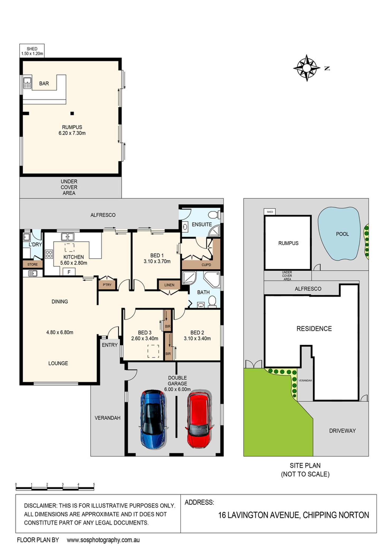 Floorplan of Homely house listing, 16 Lavington Avenue, Chipping Norton NSW 2170