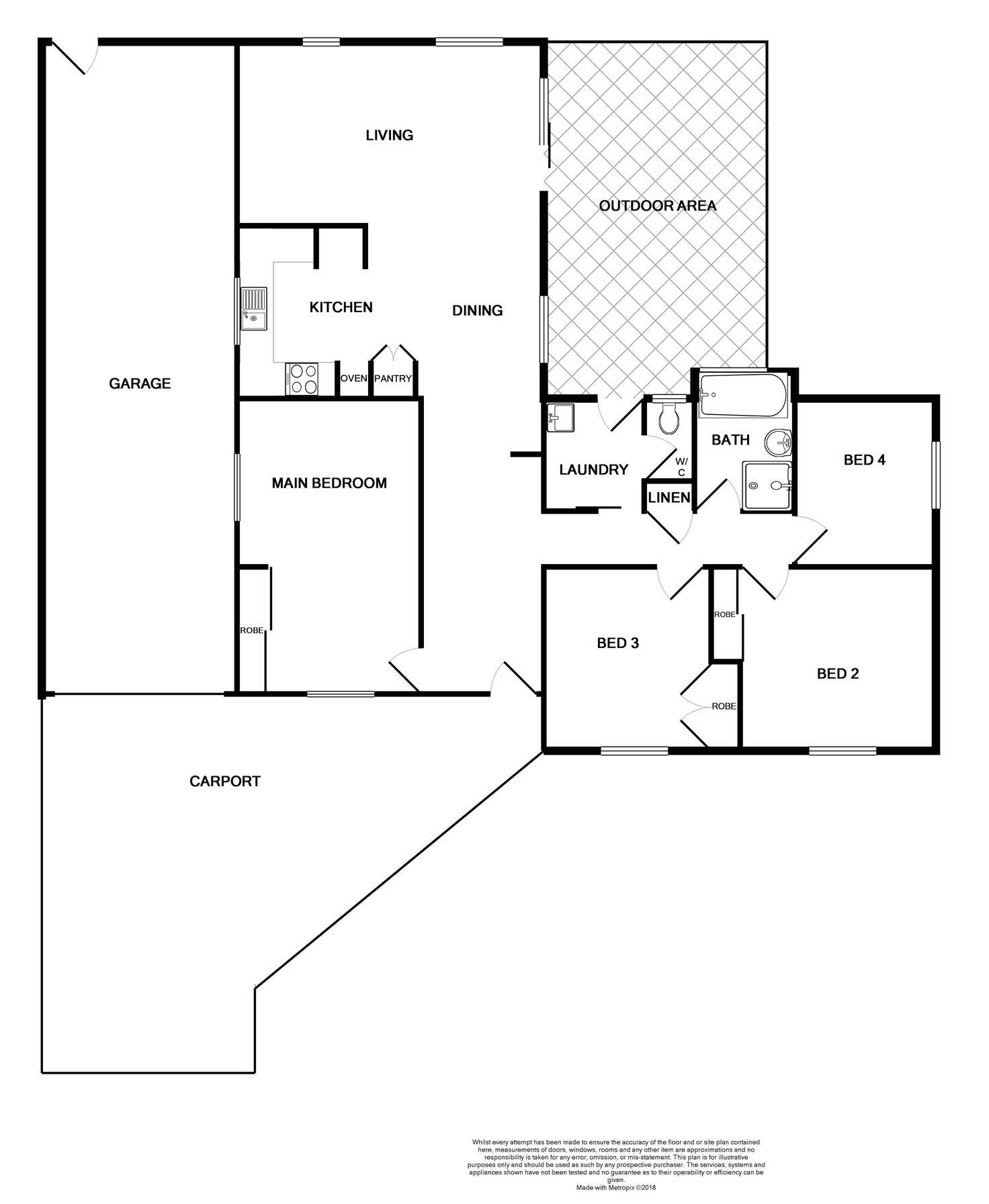 Floorplan of Homely house listing, 6 South Seas Drive, Ashtonfield NSW 2323