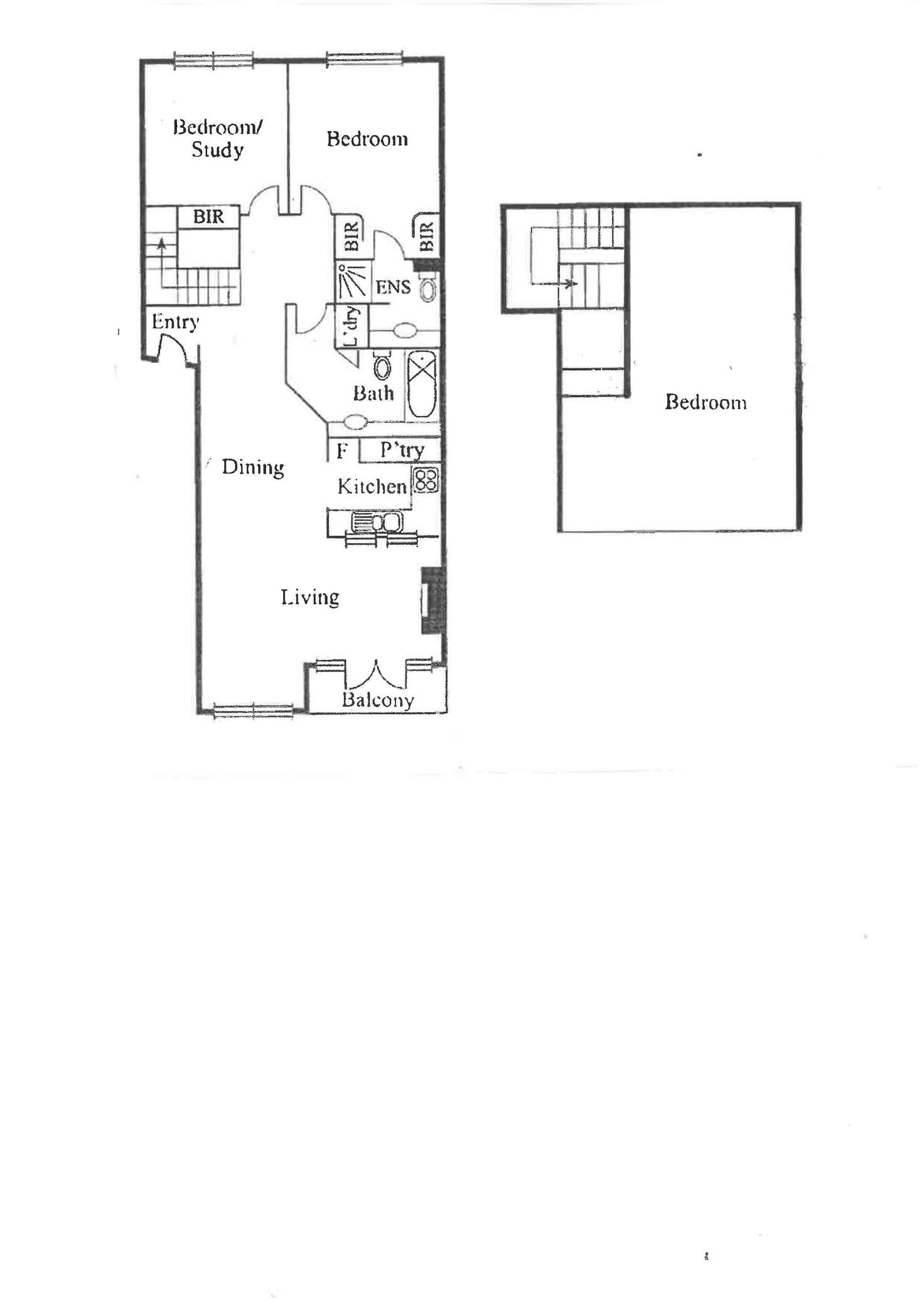 Floorplan of Homely apartment listing, 27/8 Wellington Crescent, East Melbourne VIC 3002