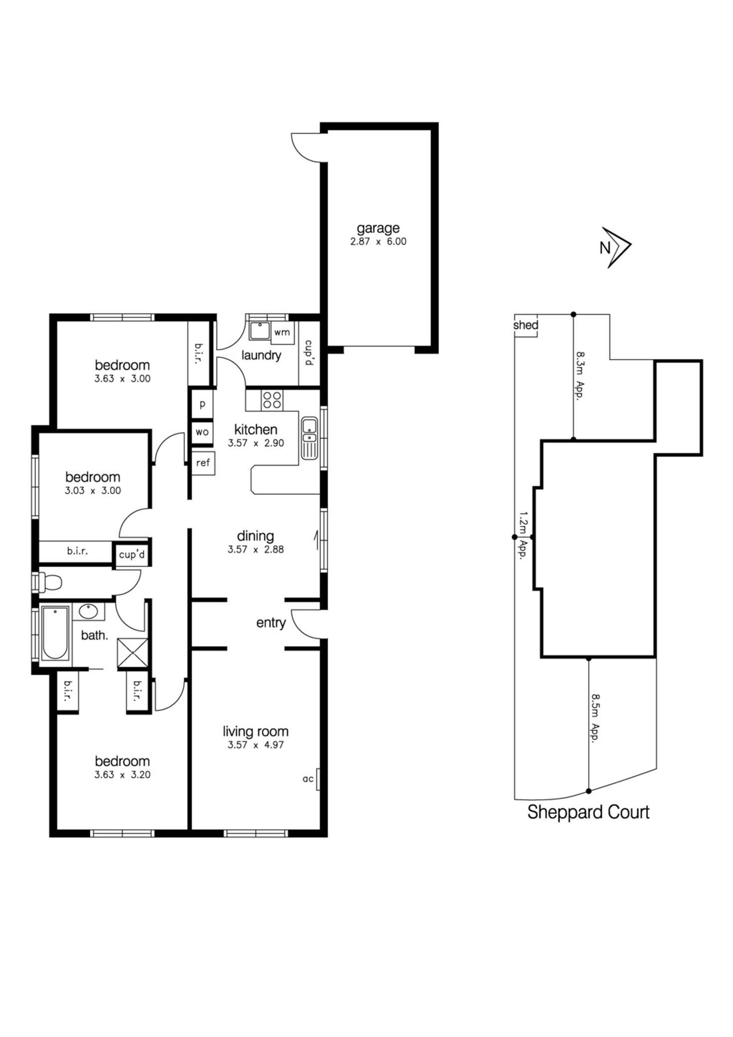 Floorplan of Homely unit listing, 6 Sheppard Court, Altona Meadows VIC 3028