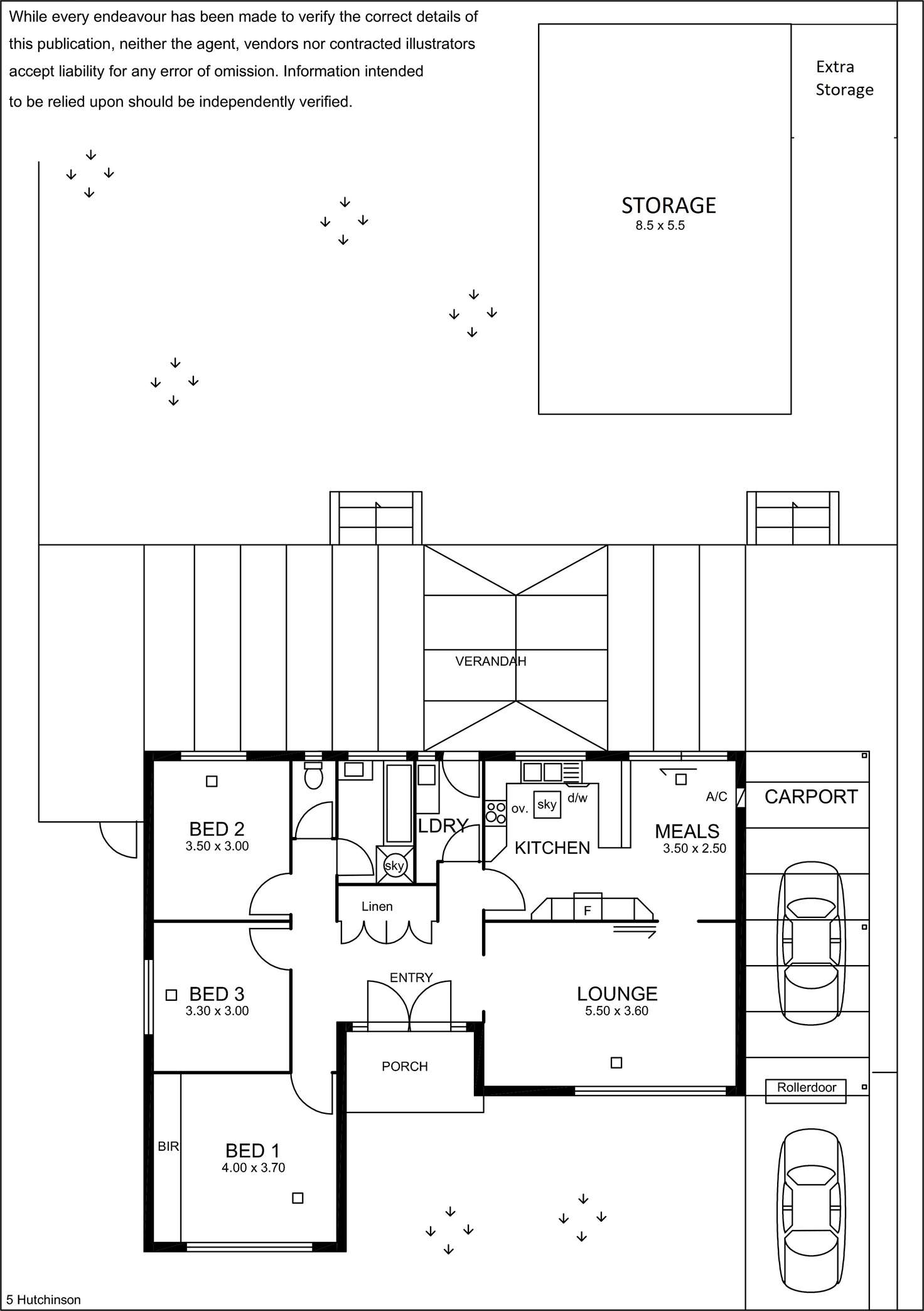 Floorplan of Homely house listing, 5 Hutchinson Avenue, Athelstone SA 5076