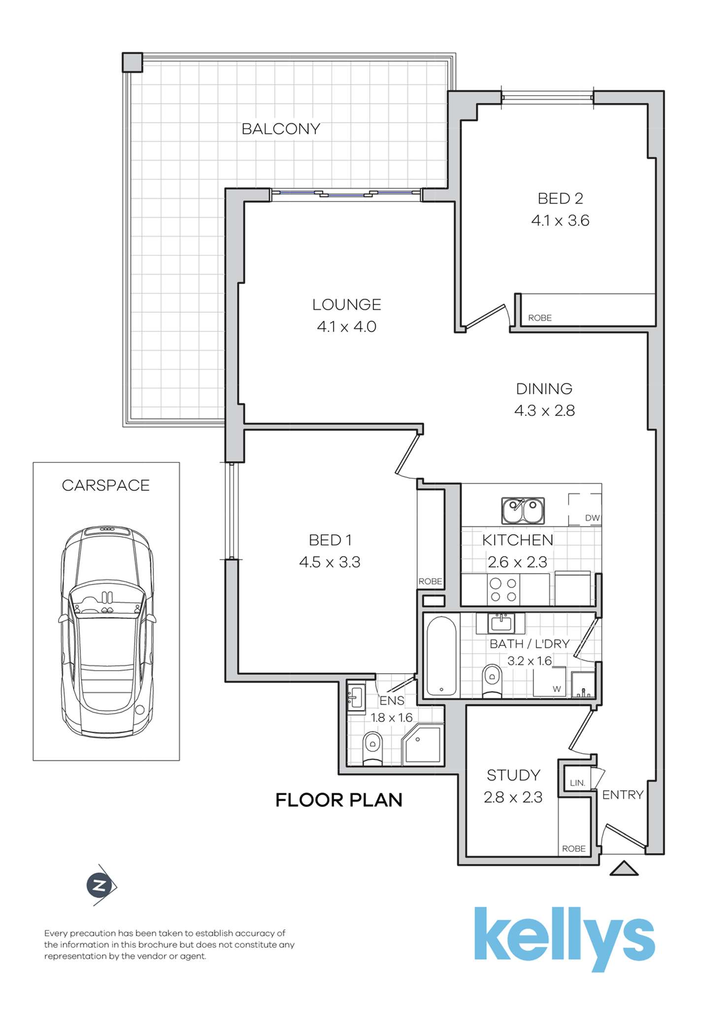 Floorplan of Homely apartment listing, Bldg H-1.08 81-86 Courallie Avenue, Homebush West NSW 2140