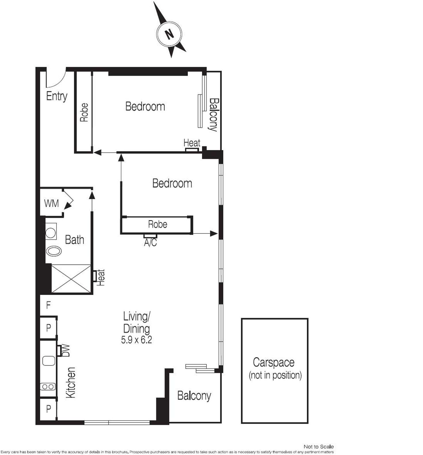 Floorplan of Homely apartment listing, 215V/162 Albert Street, East Melbourne VIC 3002