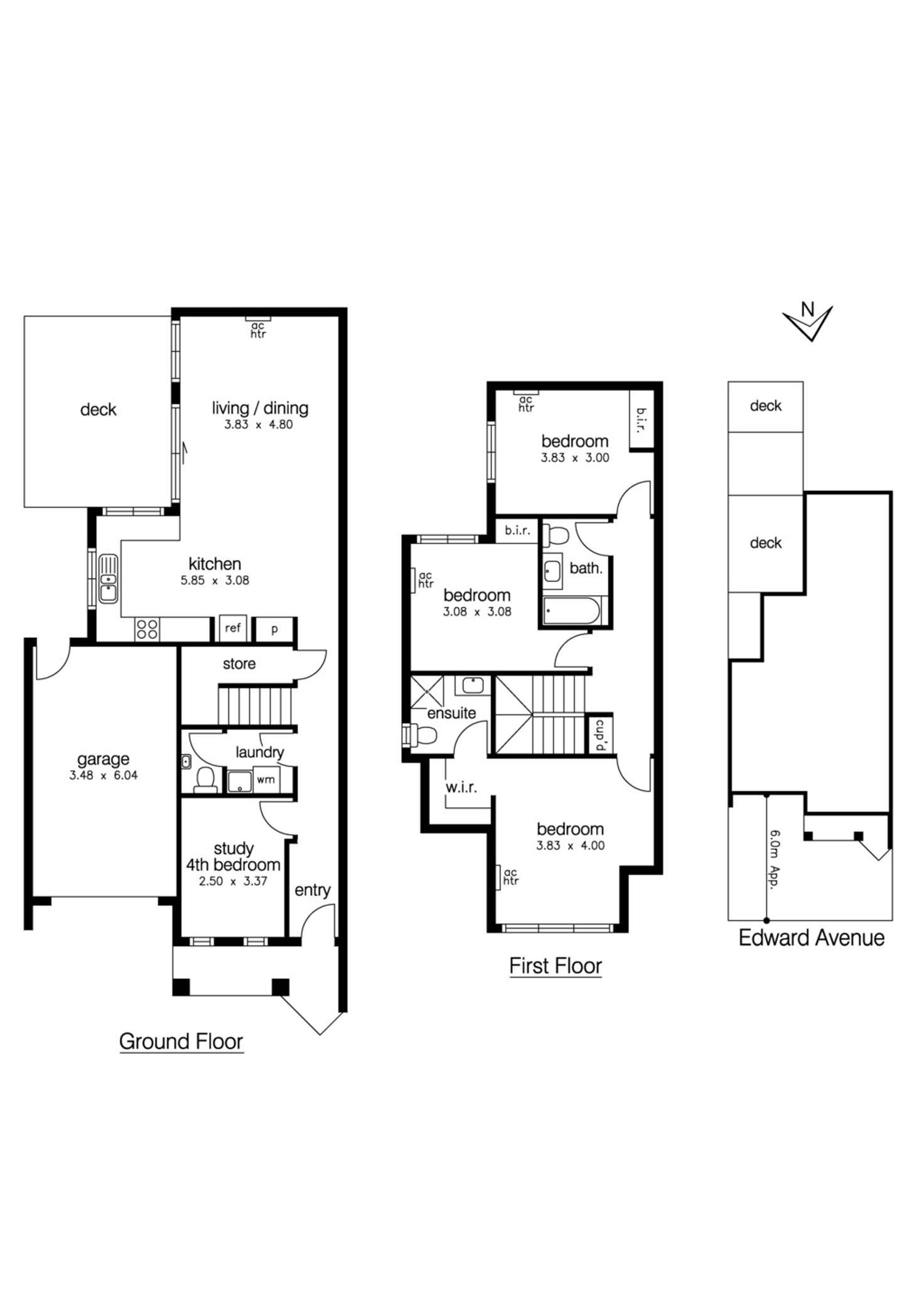 Floorplan of Homely unit listing, 1/1 Edward Avenue, Altona North VIC 3025
