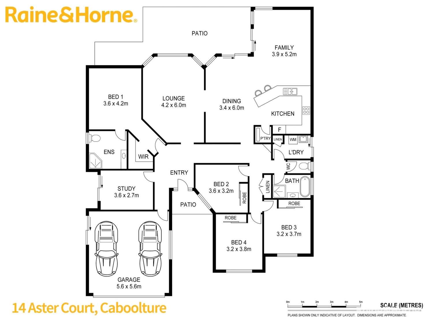 Floorplan of Homely house listing, 14 Aster Court, Caboolture QLD 4510