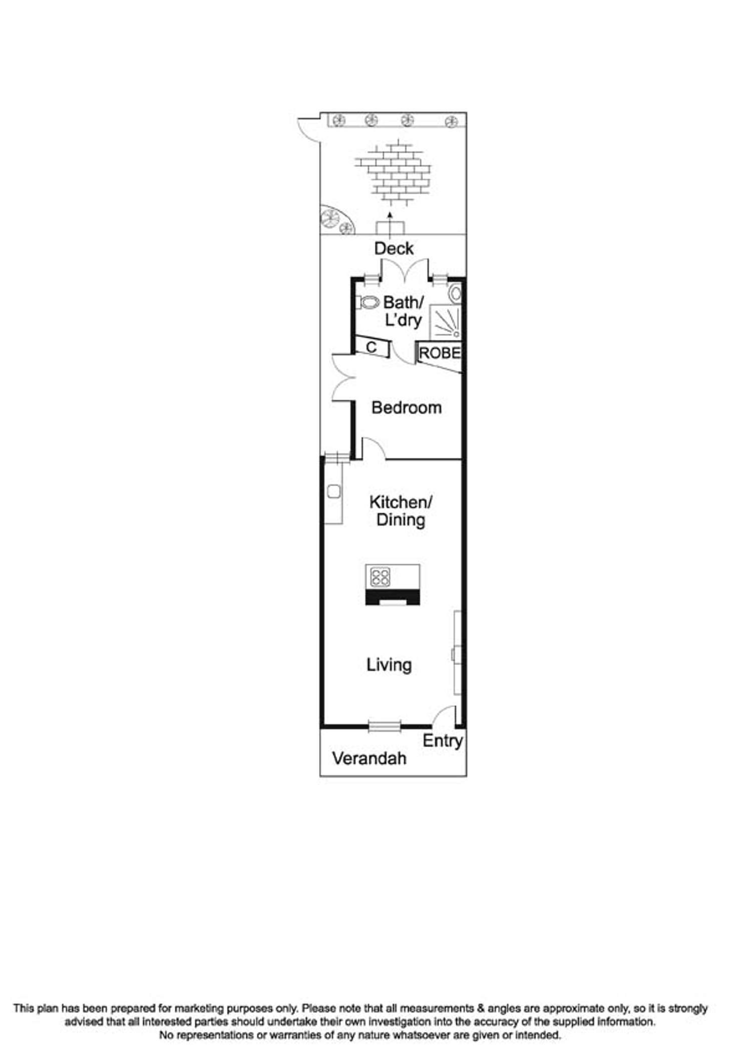 Floorplan of Homely house listing, 15 Durham Street, Albert Park VIC 3206