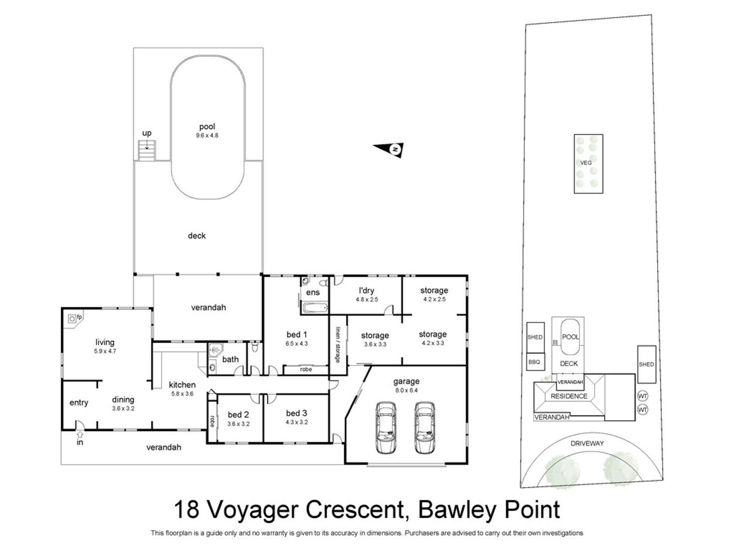 Floorplan of Homely house listing, 18 Voyager Crescent, Bawley Point NSW 2539