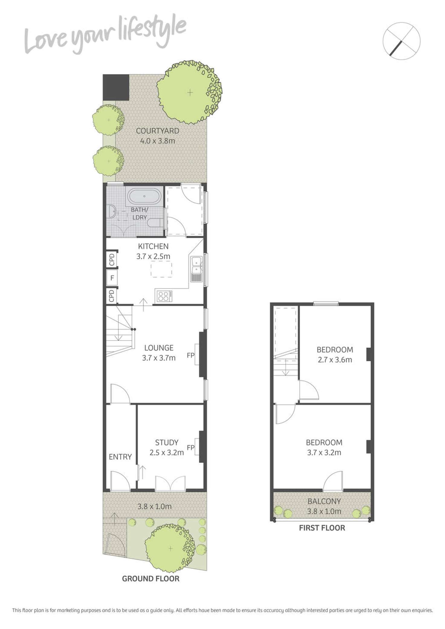 Floorplan of Homely house listing, 32 Charles Street, Enmore NSW 2042