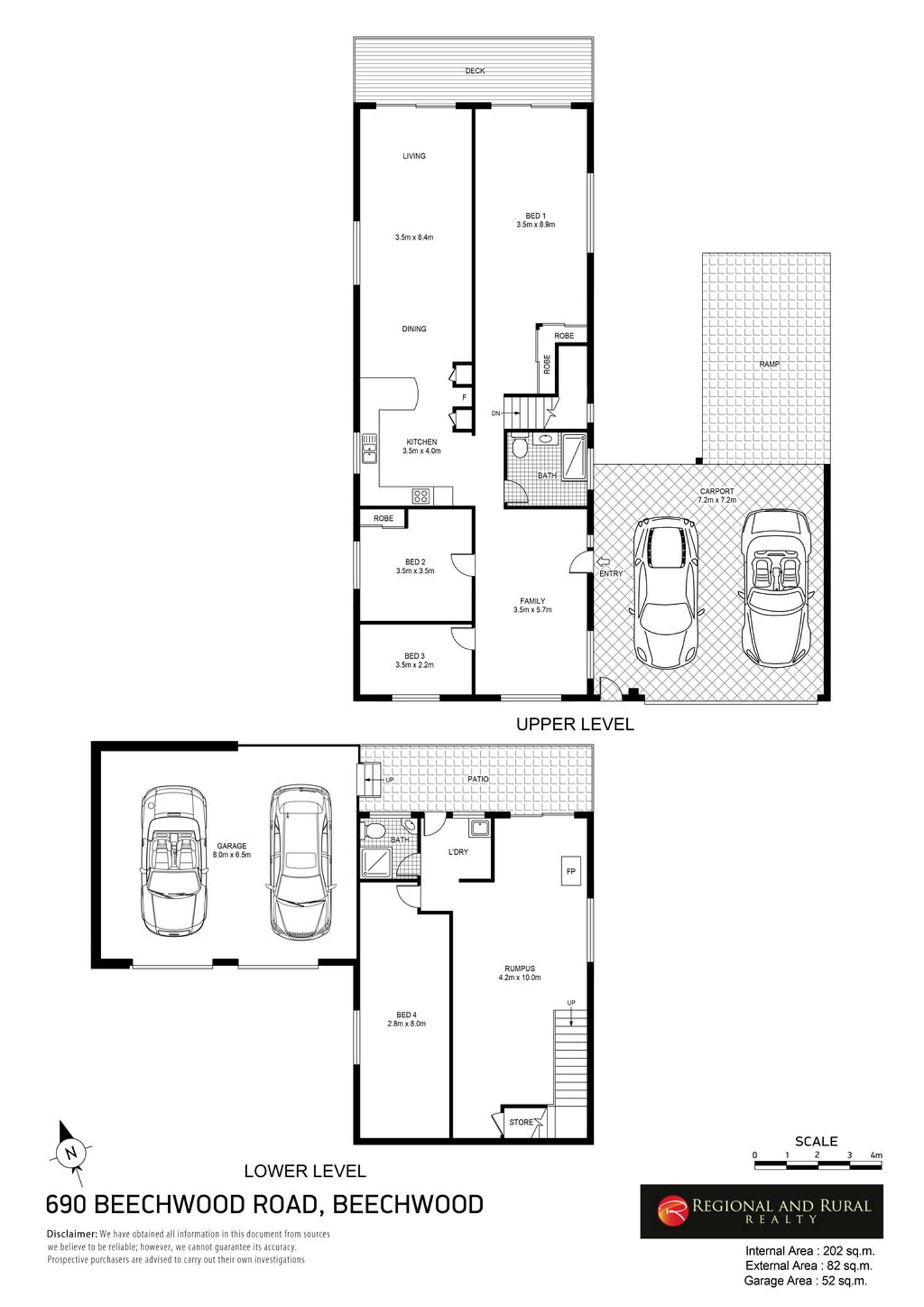 Floorplan of Homely house listing, 690 Beechwood Rd, Beechwood NSW 2446
